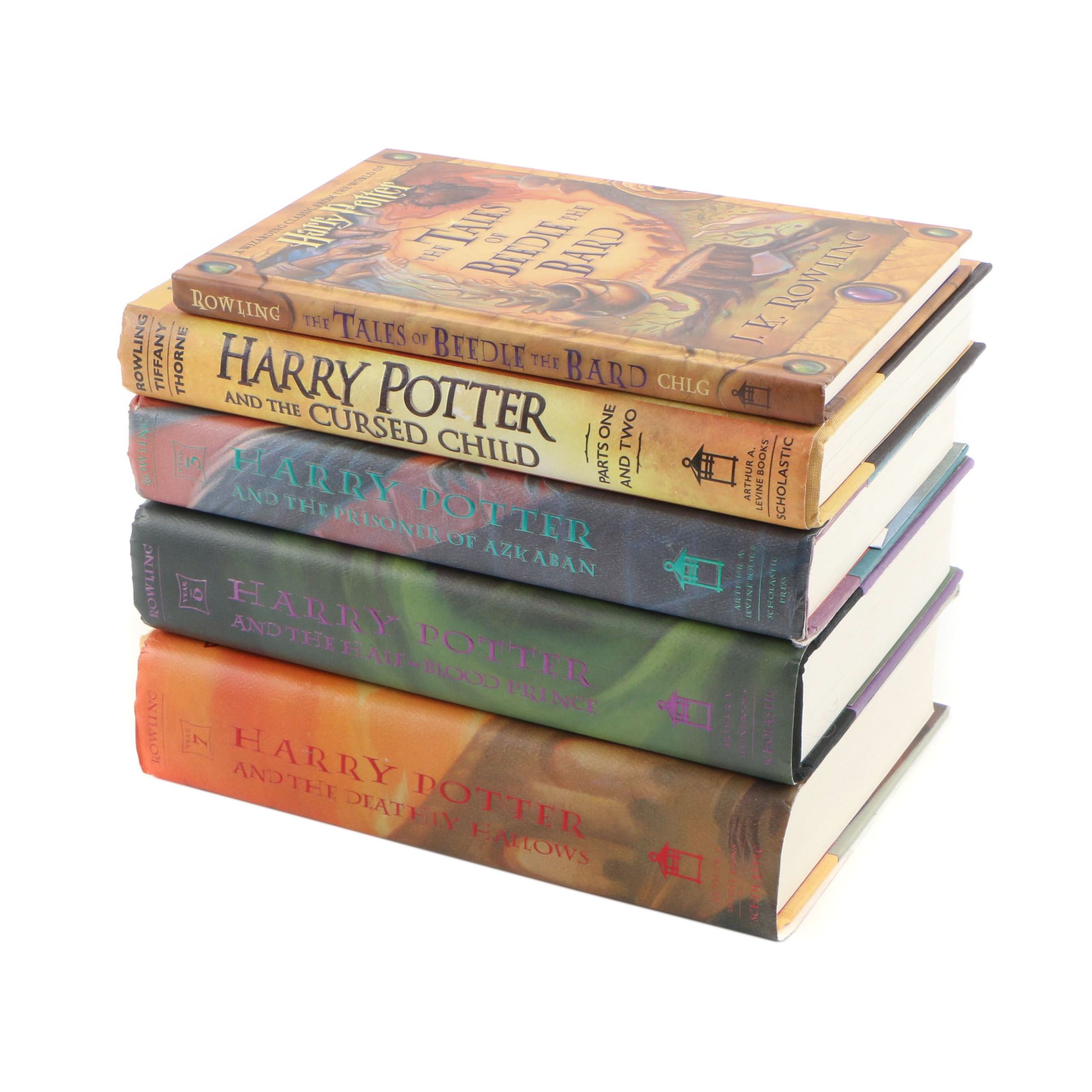 "Harry Potter" Books featuring First American and First Editions