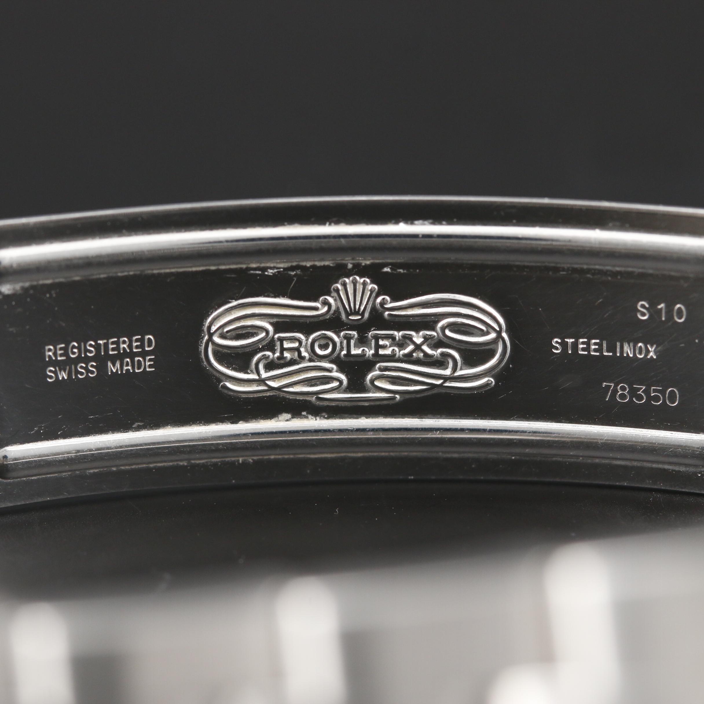 Rolex Air-King Stainless Steel and Diamond Watch, 1991