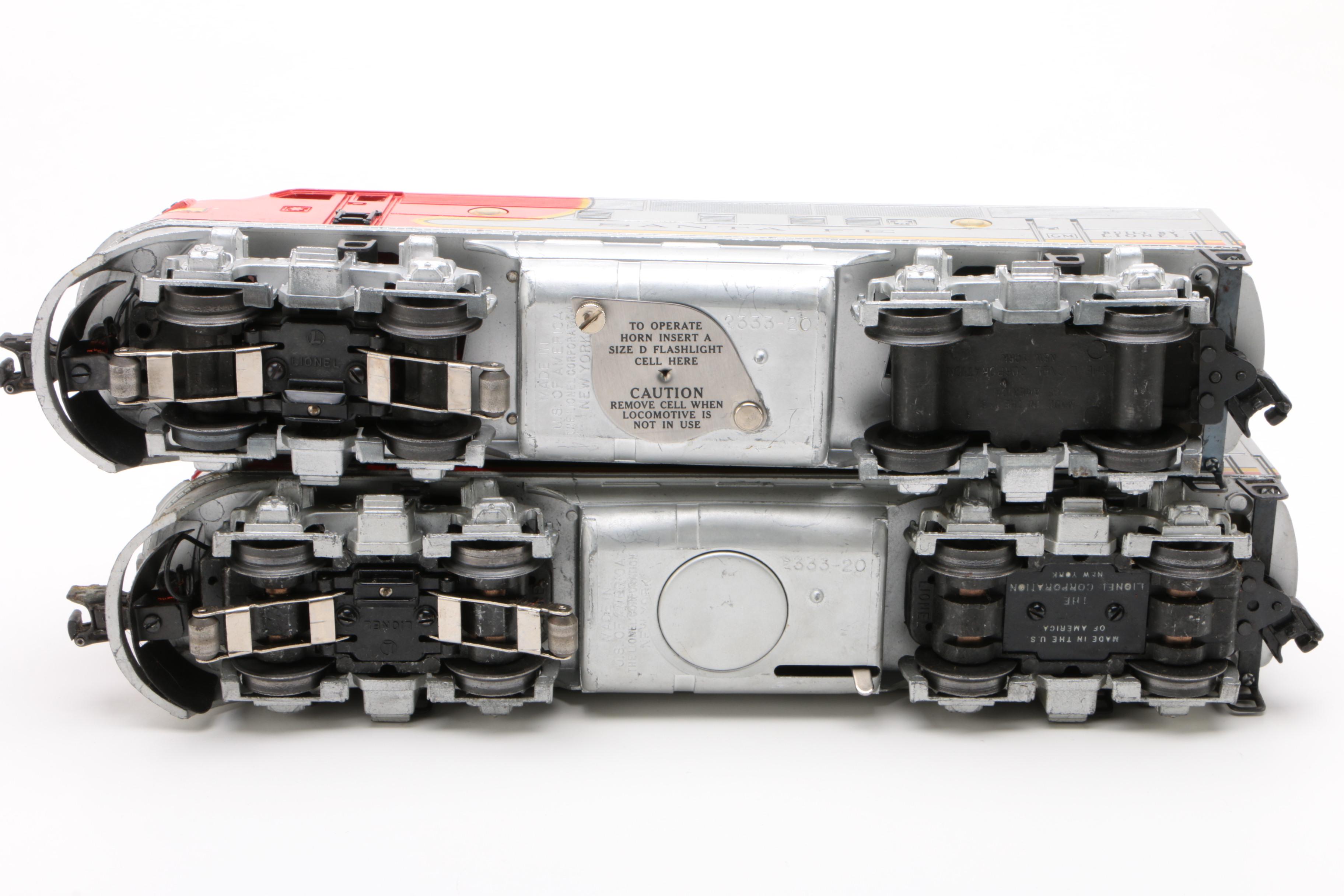 Lionel Santa Fe 2333-20 Diesel Locomotive Engines