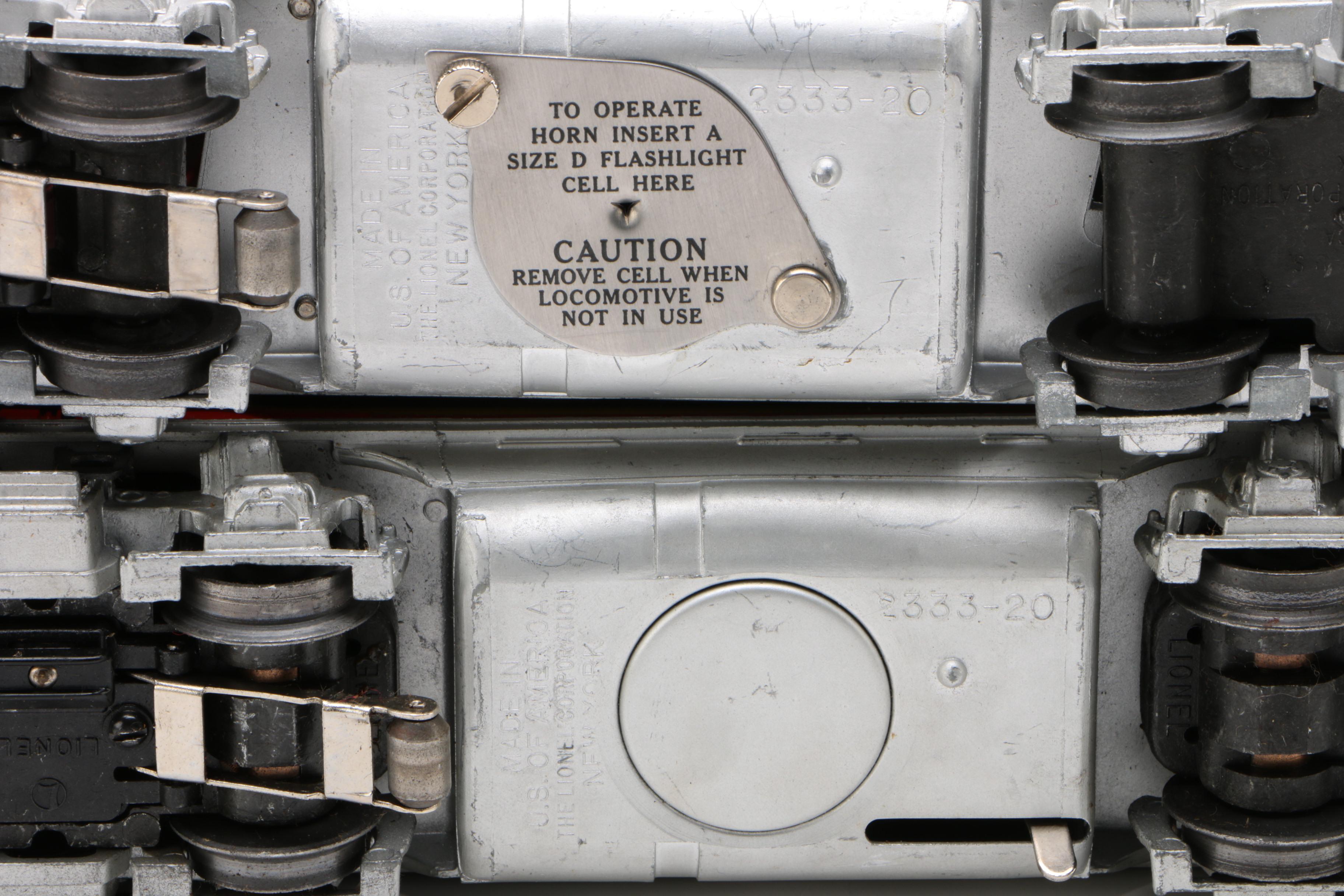 Lionel Santa Fe 2333-20 Diesel Locomotive Engines