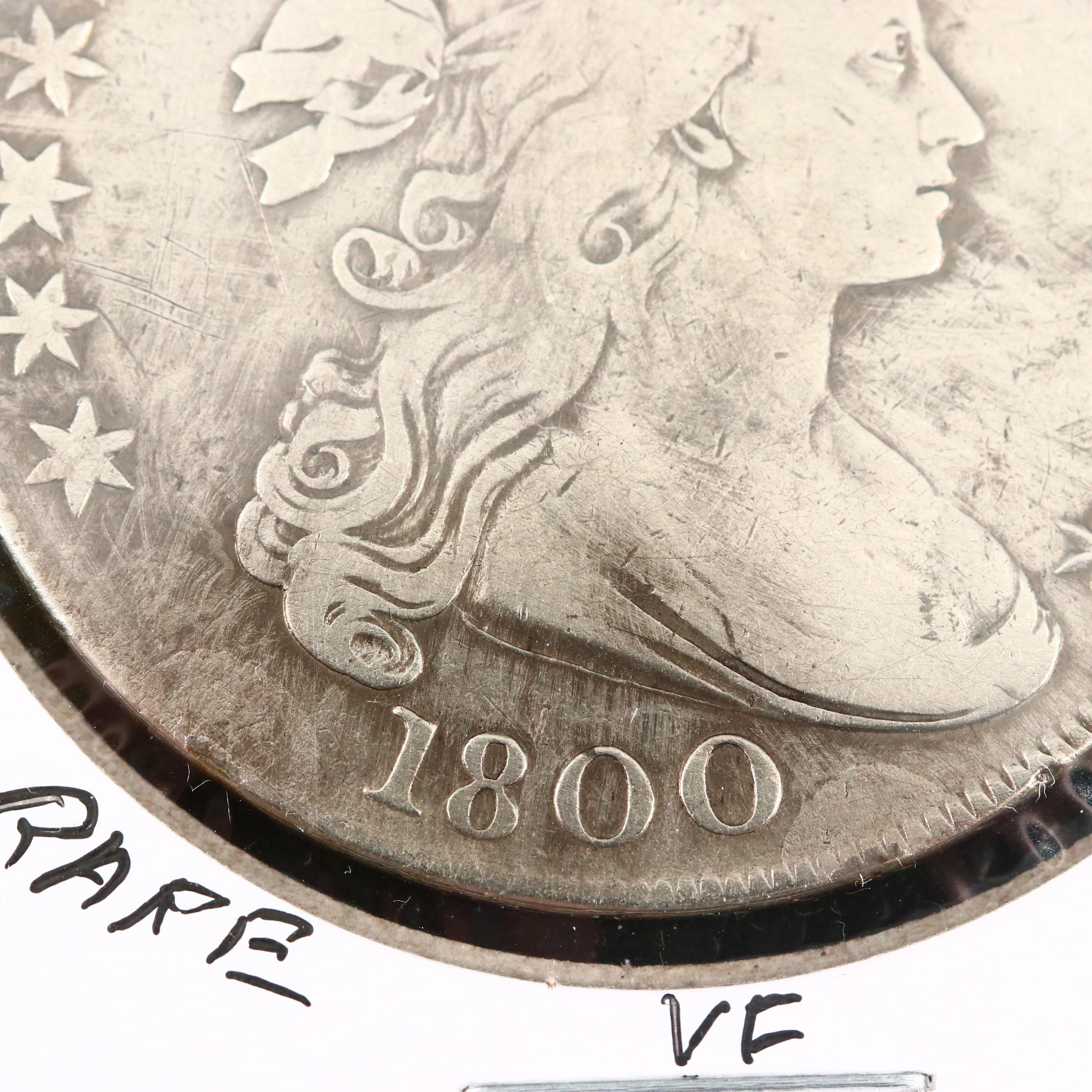 1800 Draped Bust Silver Dollar