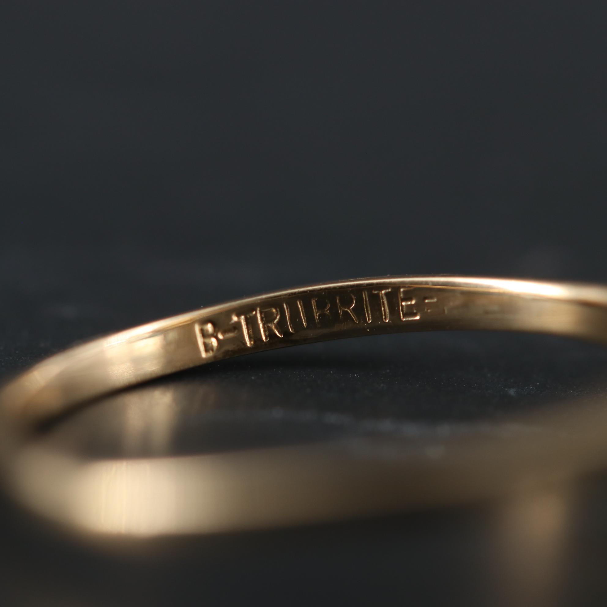 10K Yellow Gold Opal and Diamond Ring