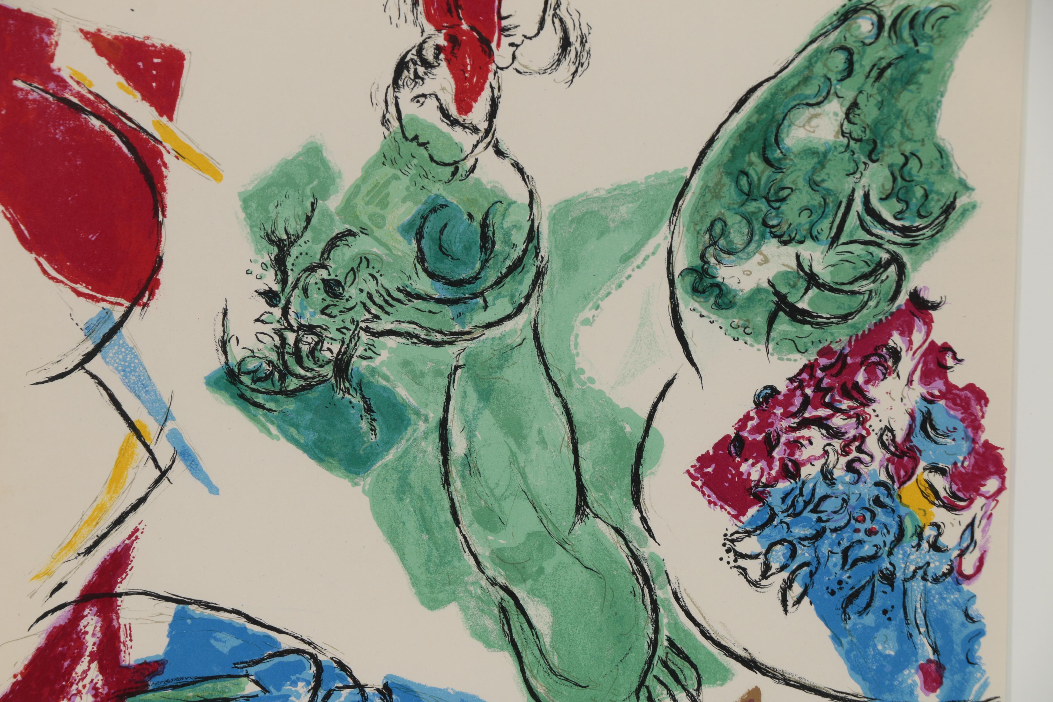 Marc Chagall Color Lithograph for Derrière le Miroir, No. 148, 1964