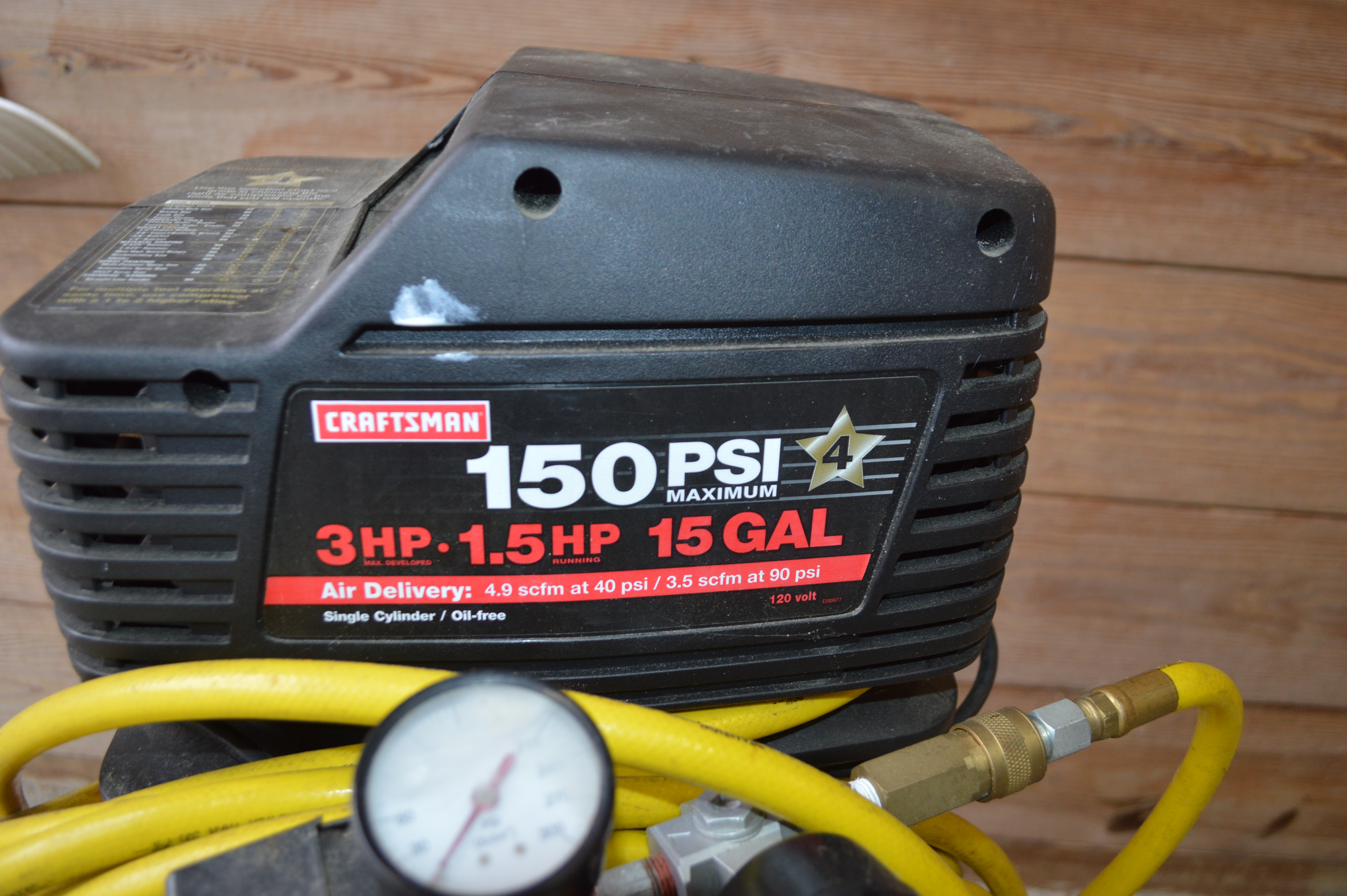 Sears Craftsman 15 Gallon Air Compressor