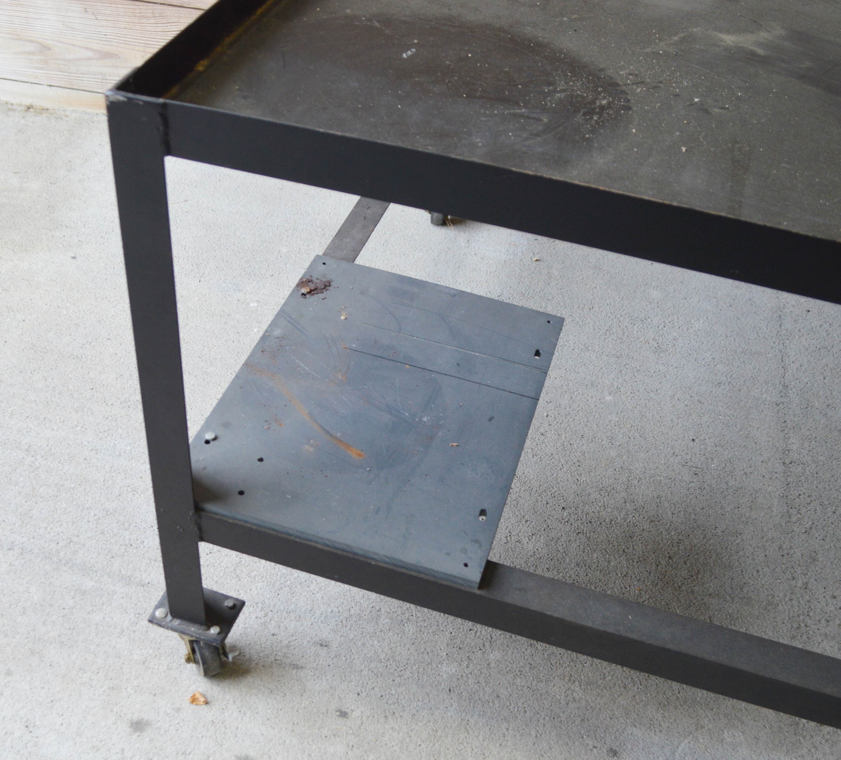 Industrial Metal Mobile Work Cart