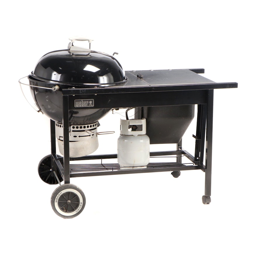 Weber Charcoal Grill with Propane Starter