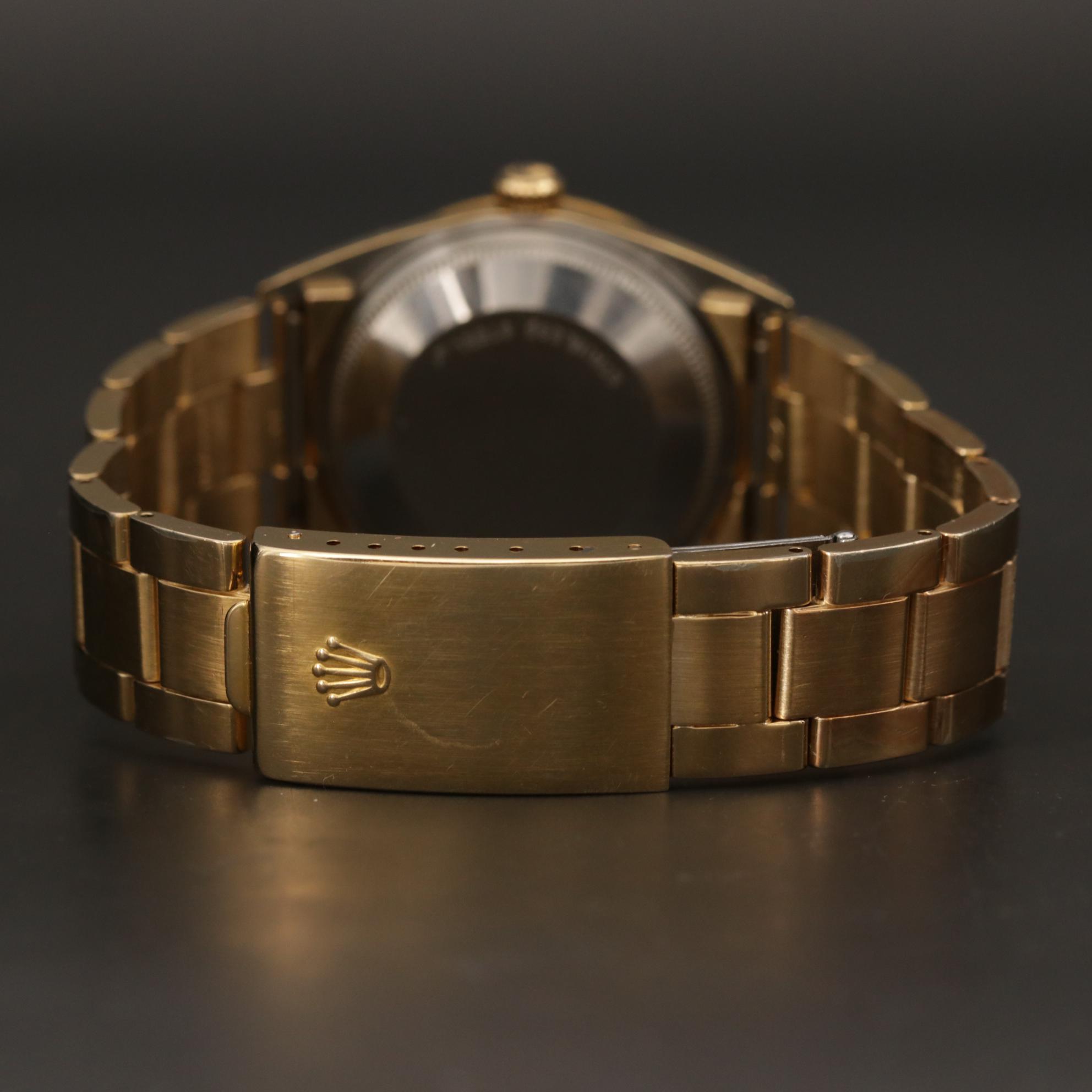 Vintage Rolex Date Shell Stainless Steel Watch, 1985