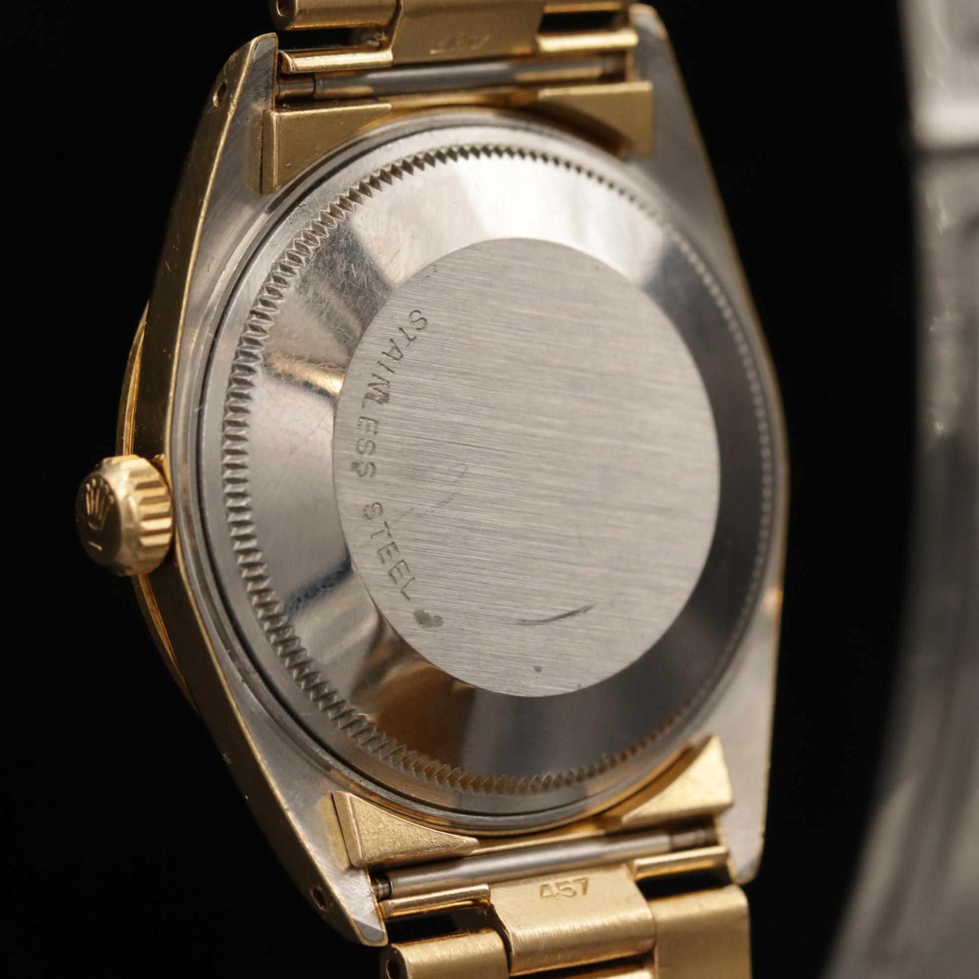 Vintage Rolex Date Shell Stainless Steel Watch, 1985