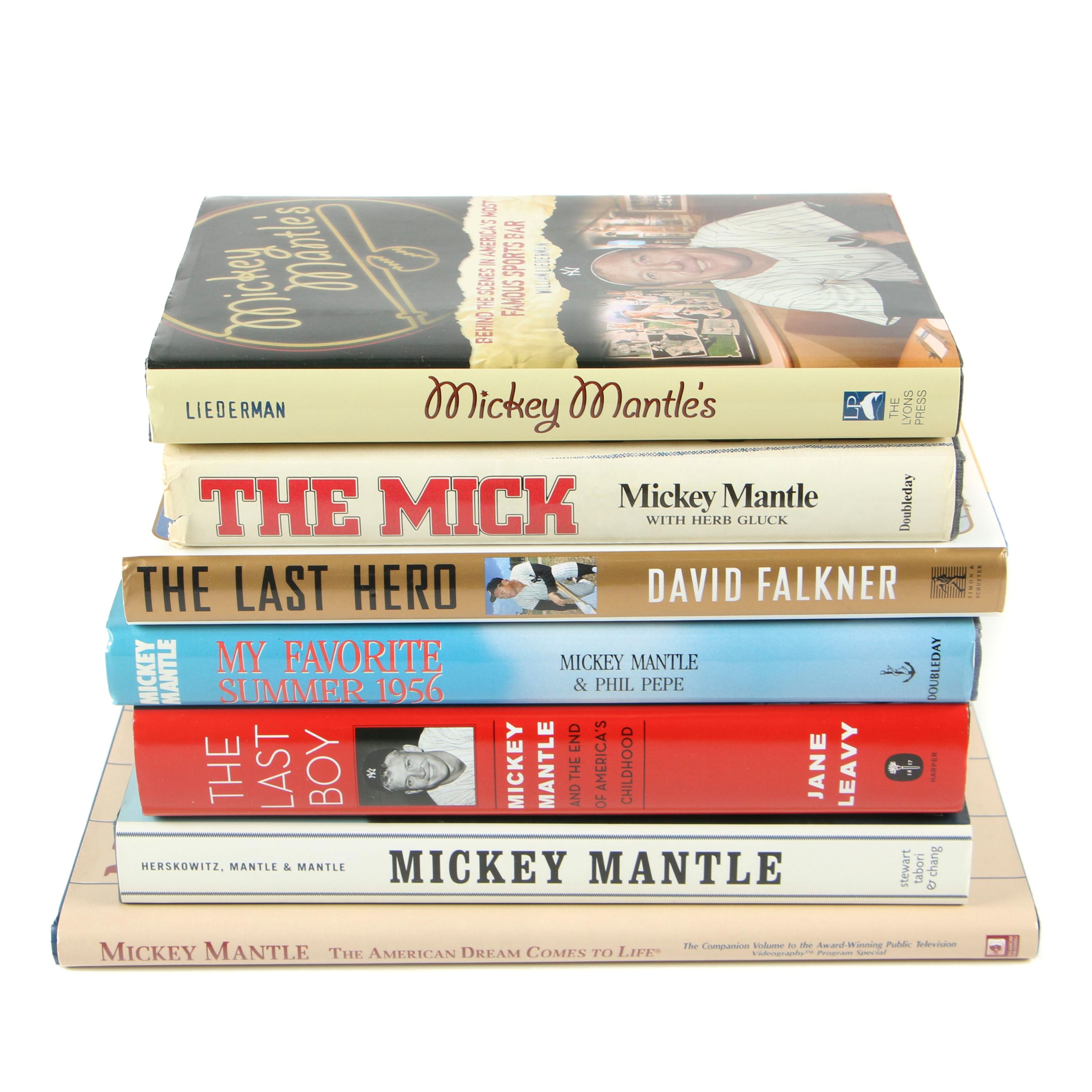 First Edition "My Favorite Summer 1956" with Other Mickey Mantle Biographies