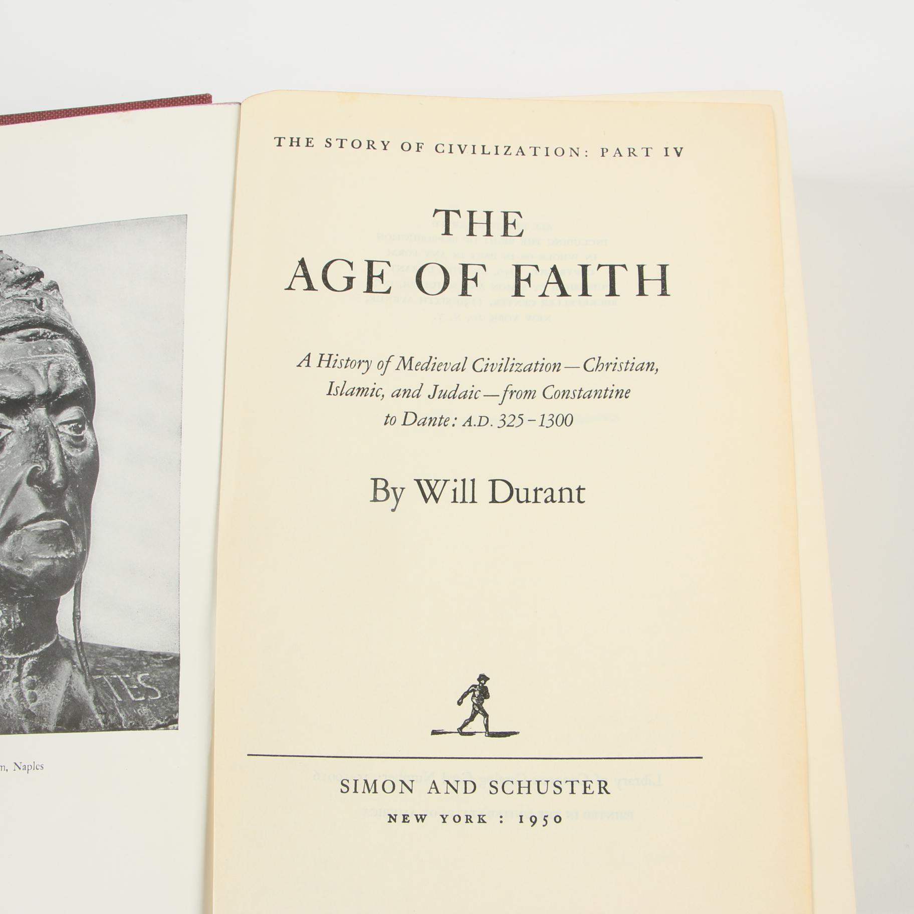 "The Story of Civilization" by Will Durant, Partial Set including First Editions
