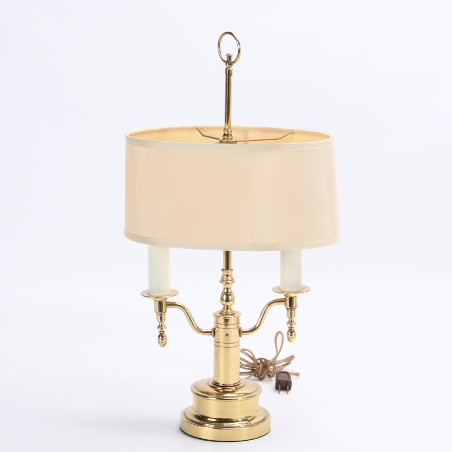 Frederick Cooper Brass Candlestick Table Lamp