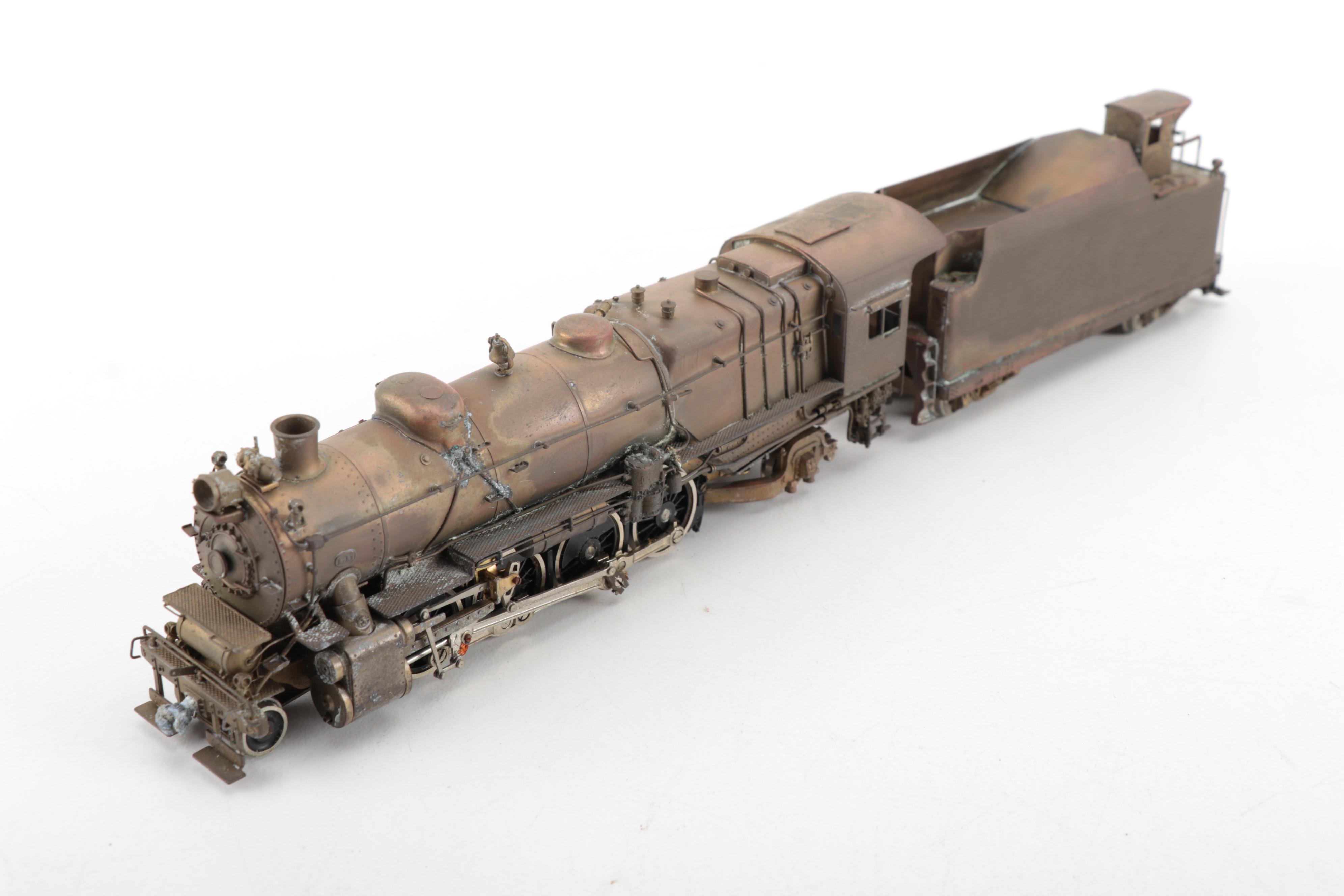 Japanese and Korean Brass HO Scale Steam Locomotives with Tenders