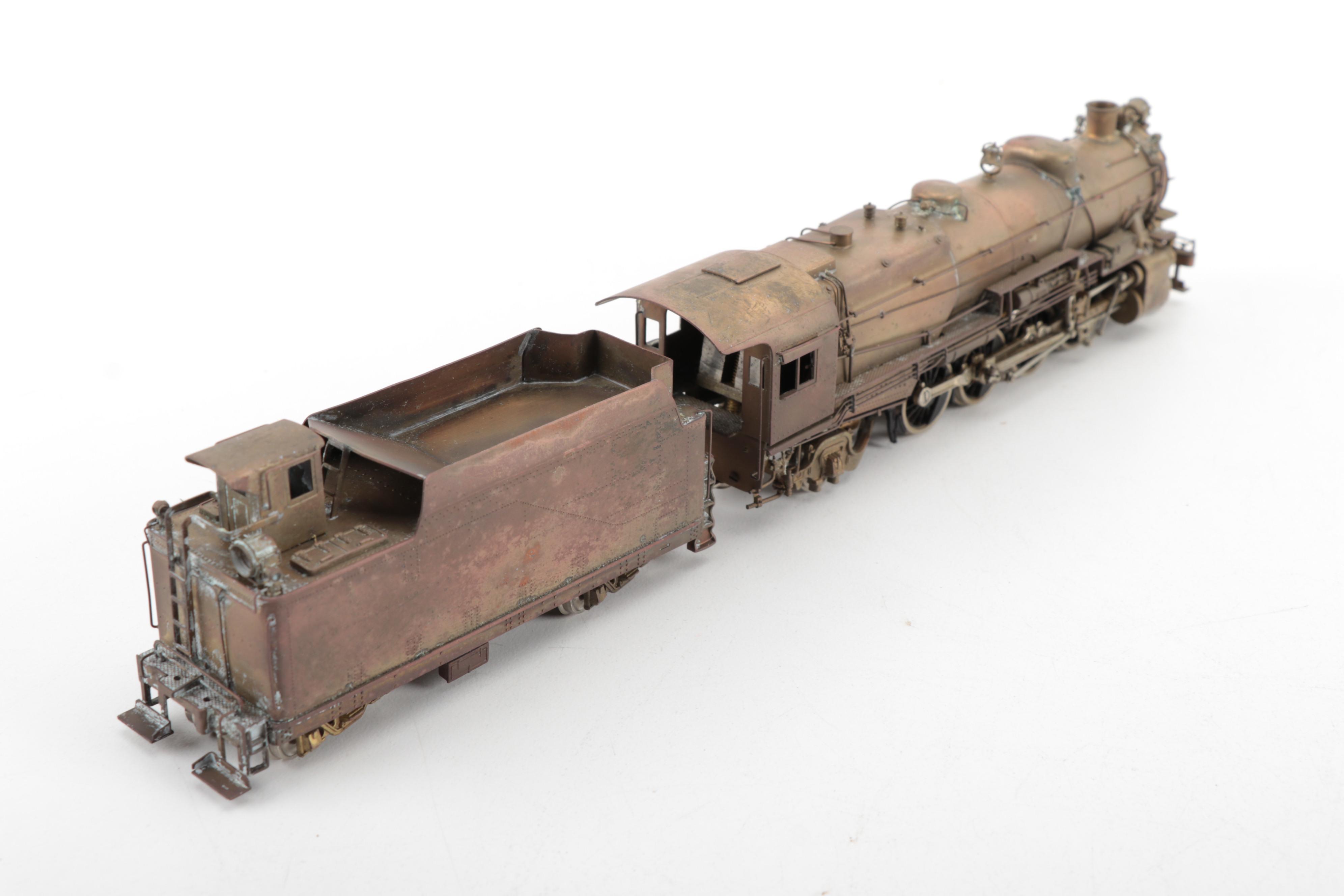 Japanese and Korean Brass HO Scale Steam Locomotives with Tenders