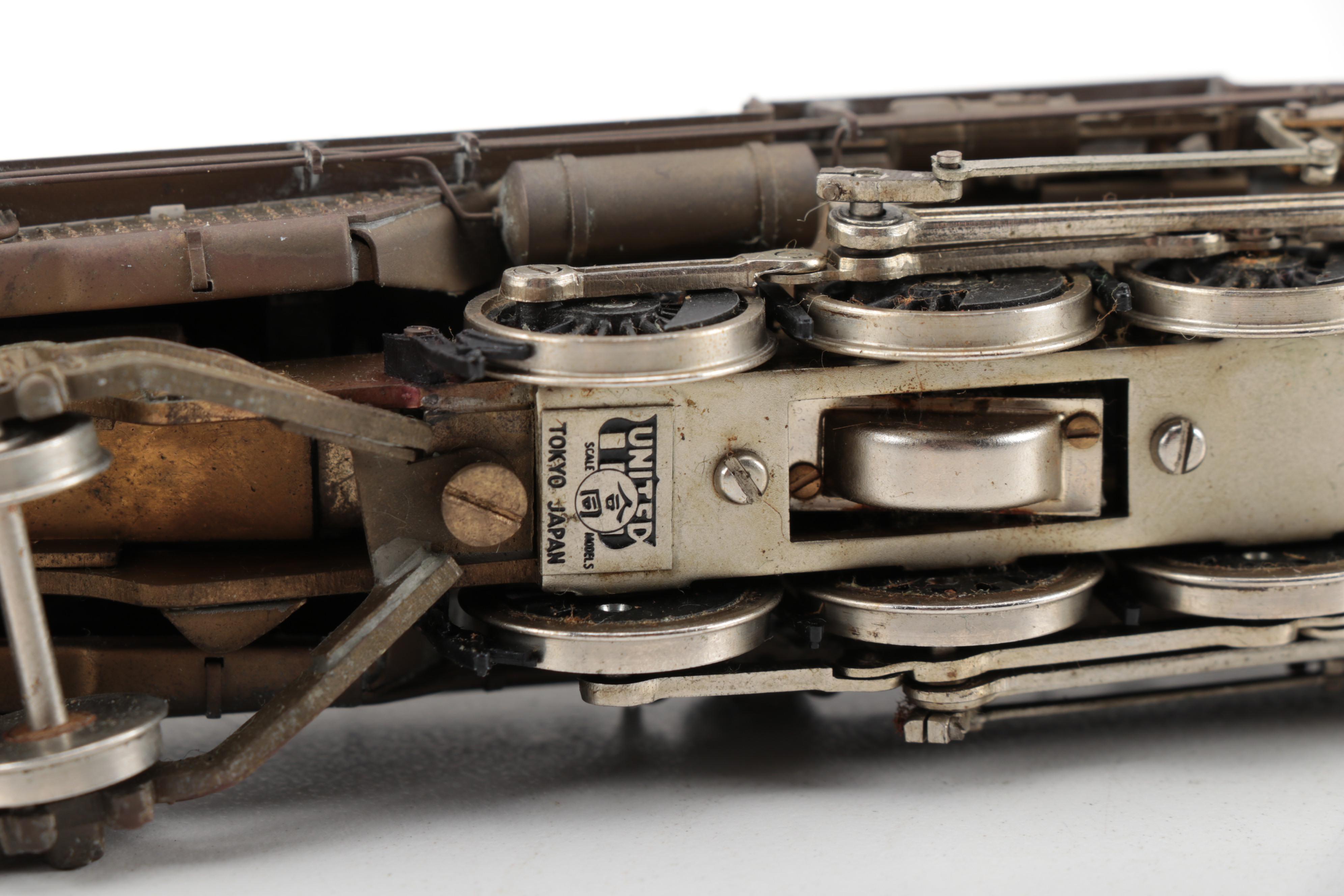 Japanese and Korean Brass HO Scale Steam Locomotives with Tenders