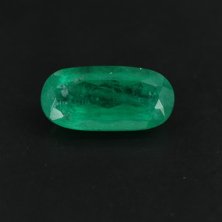 Loose 4.25 CT Emerald Gemstone