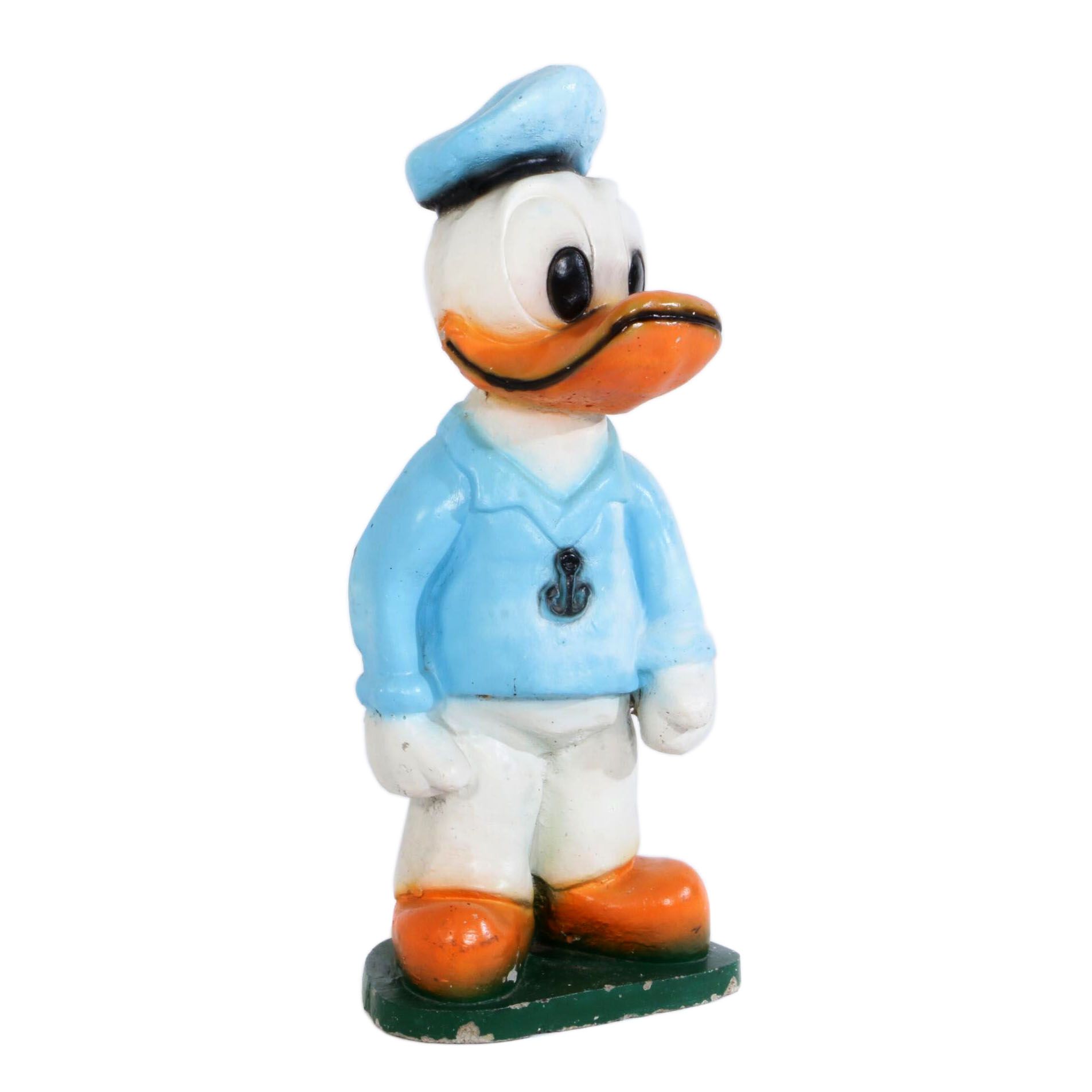 Cast Concrete Donald Duck Sculpture