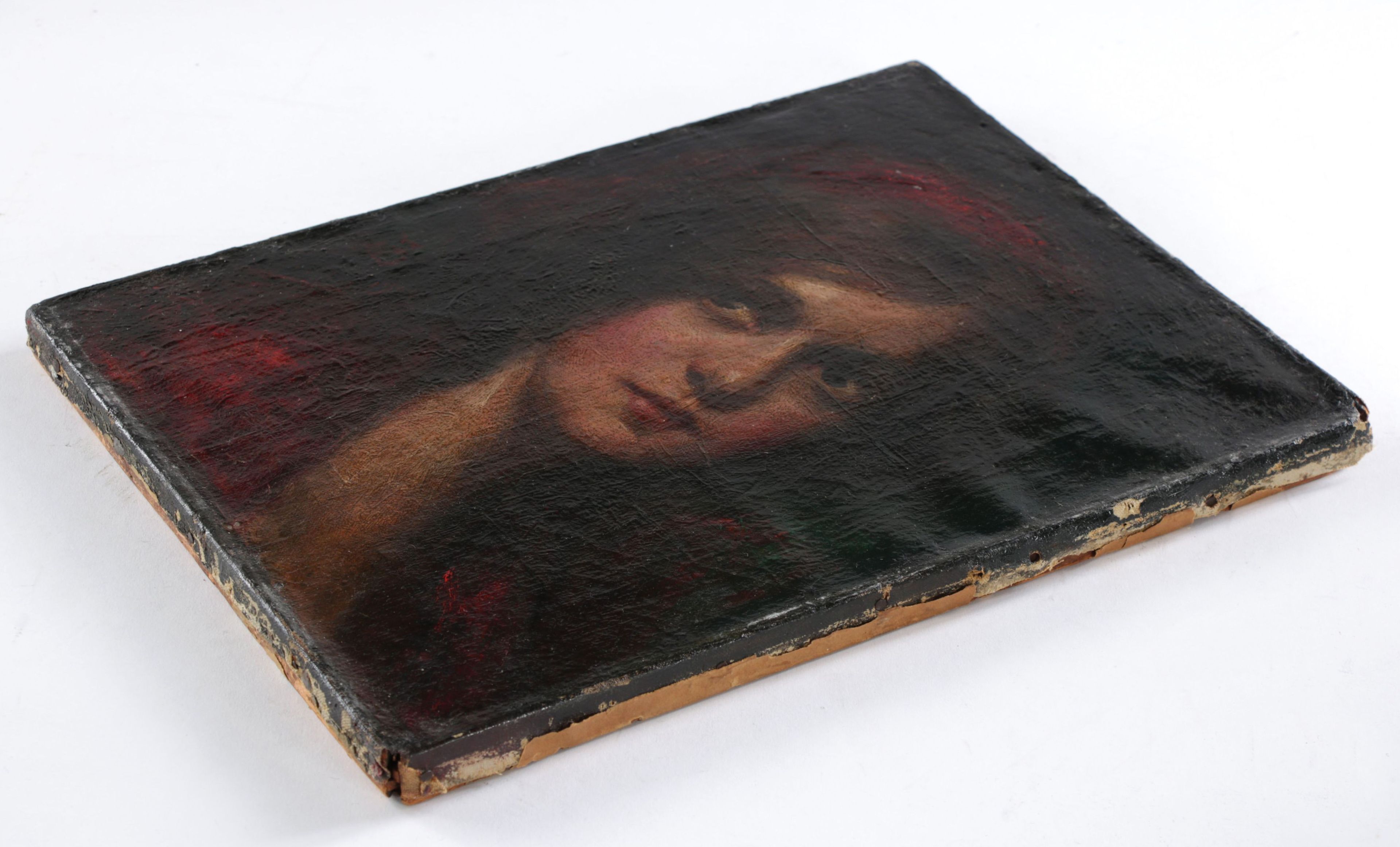 Exceptional Frank Duveneck Oil Portrait of a Young Woman, Circa 1905