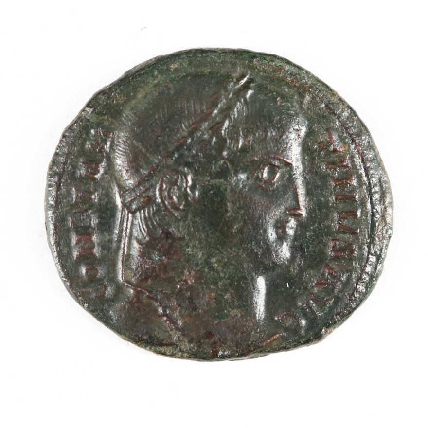 Ancient Roman Imperial AE Follis of Constantine I, "The Great," ca. 326 A.D.