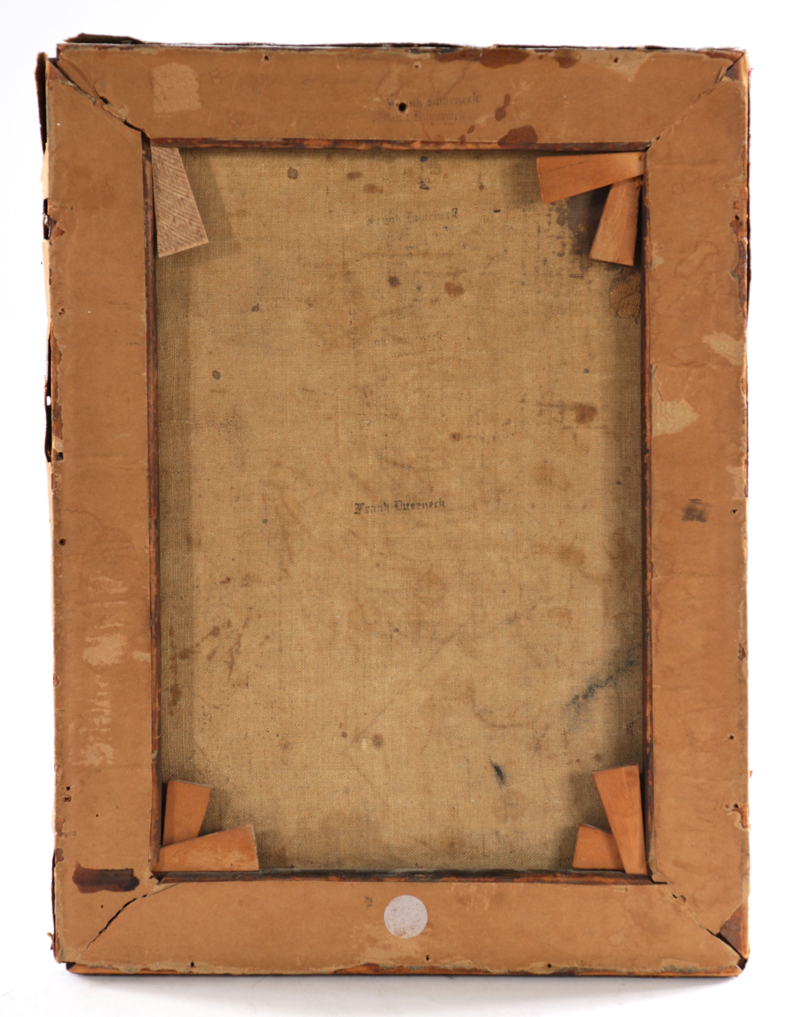 Exceptional Frank Duveneck Oil Portrait of a Young Woman, Circa 1905