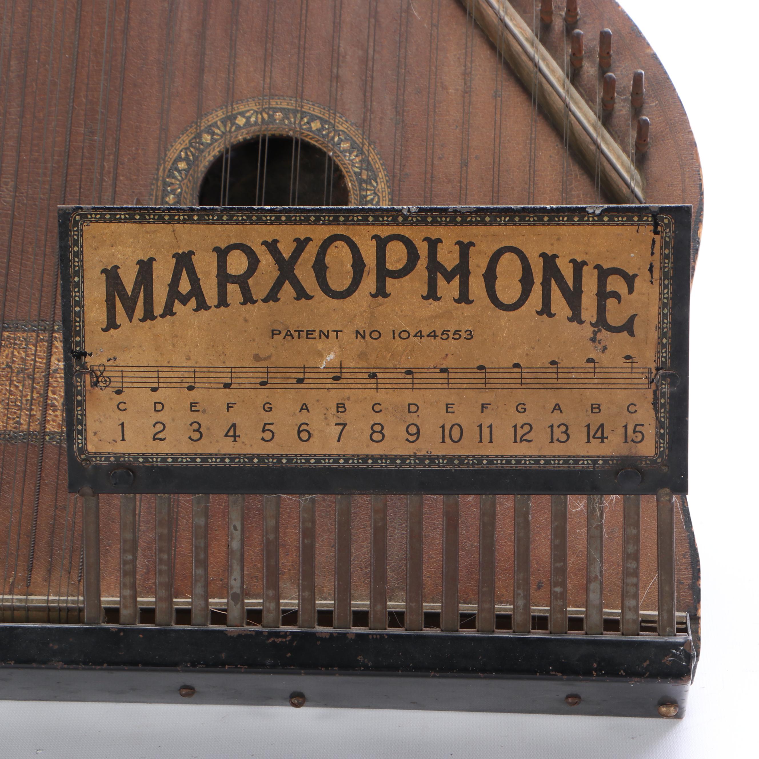 Oscar Schmidt and Paramount Autoharps with Marxophone