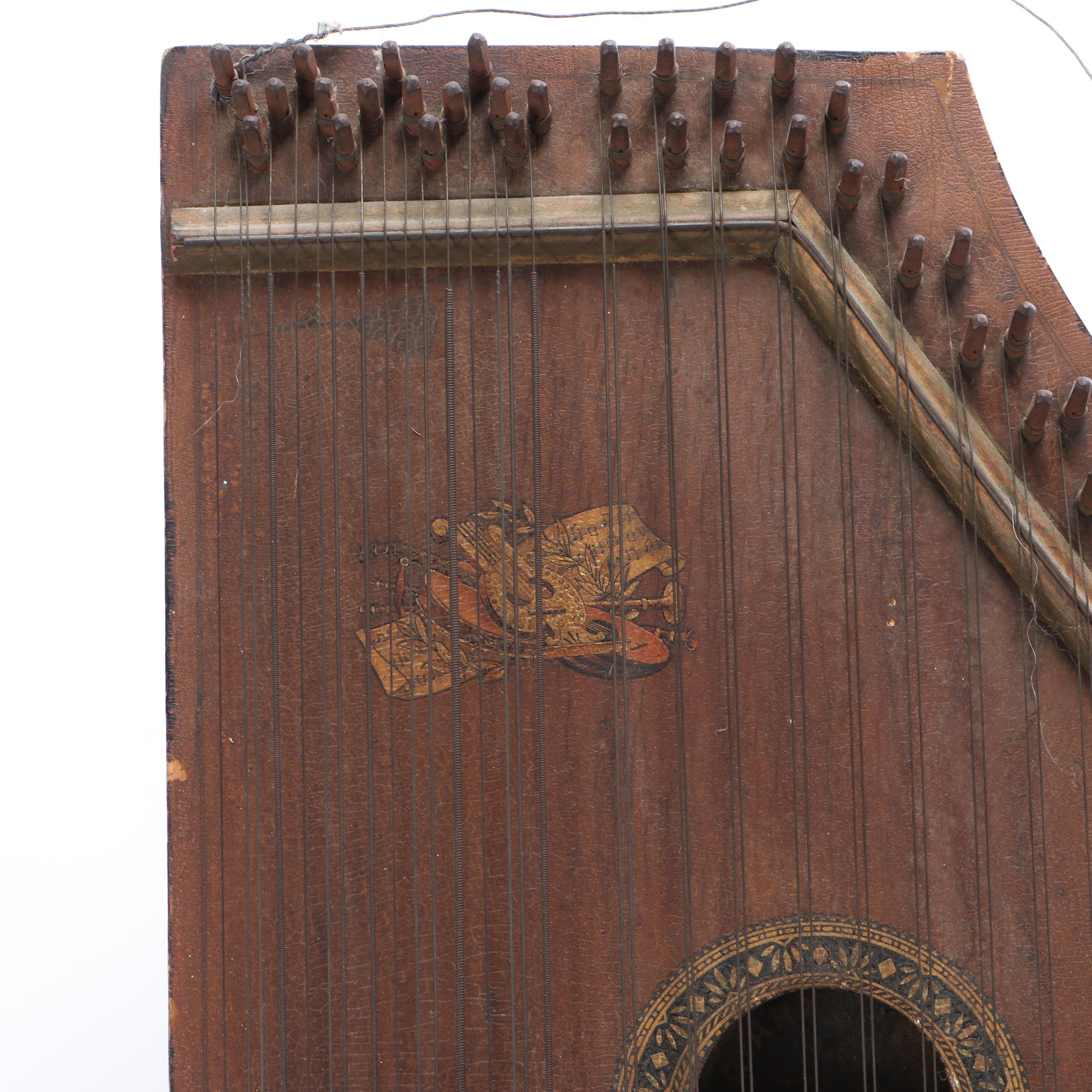 Oscar Schmidt and Paramount Autoharps with Marxophone