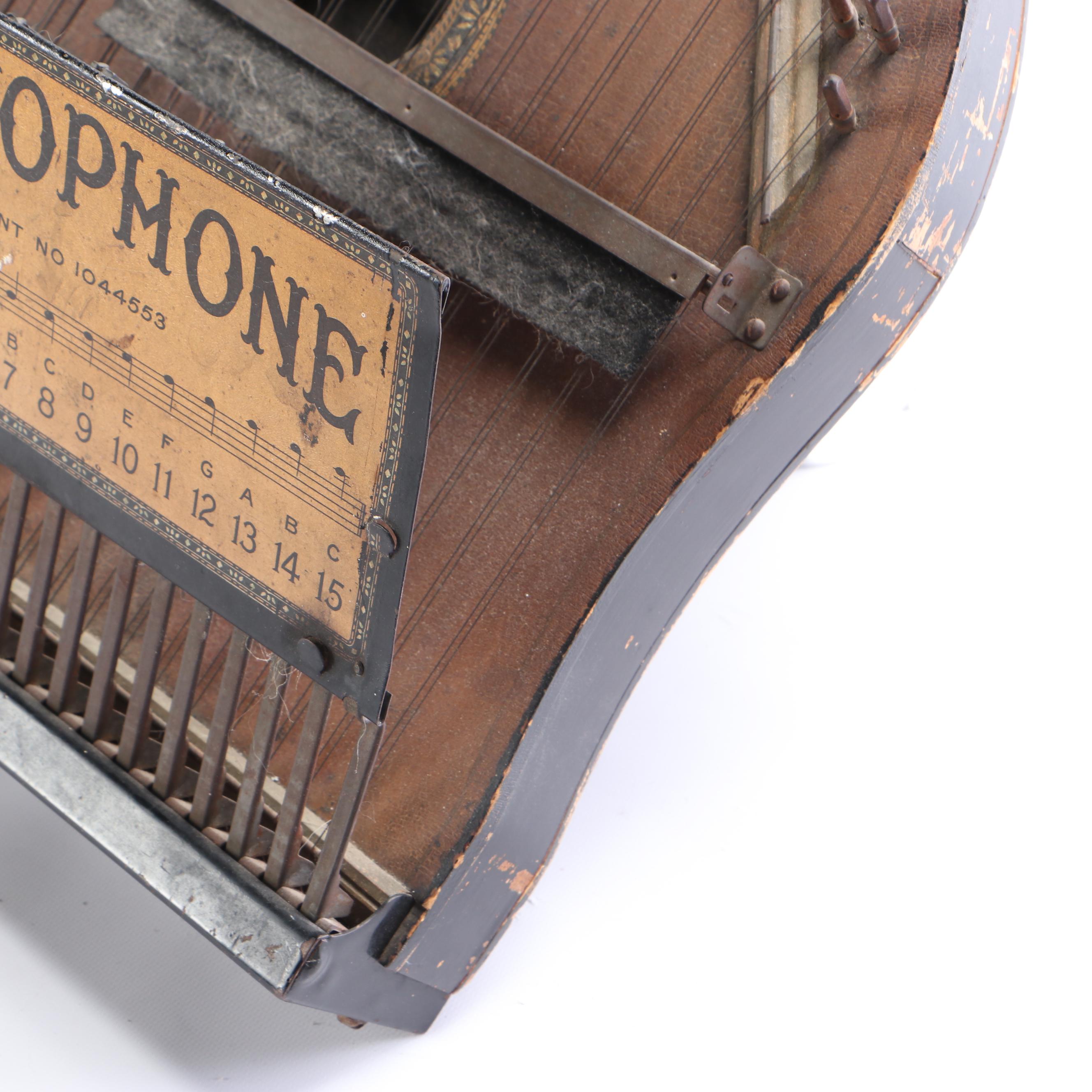 Oscar Schmidt and Paramount Autoharps with Marxophone