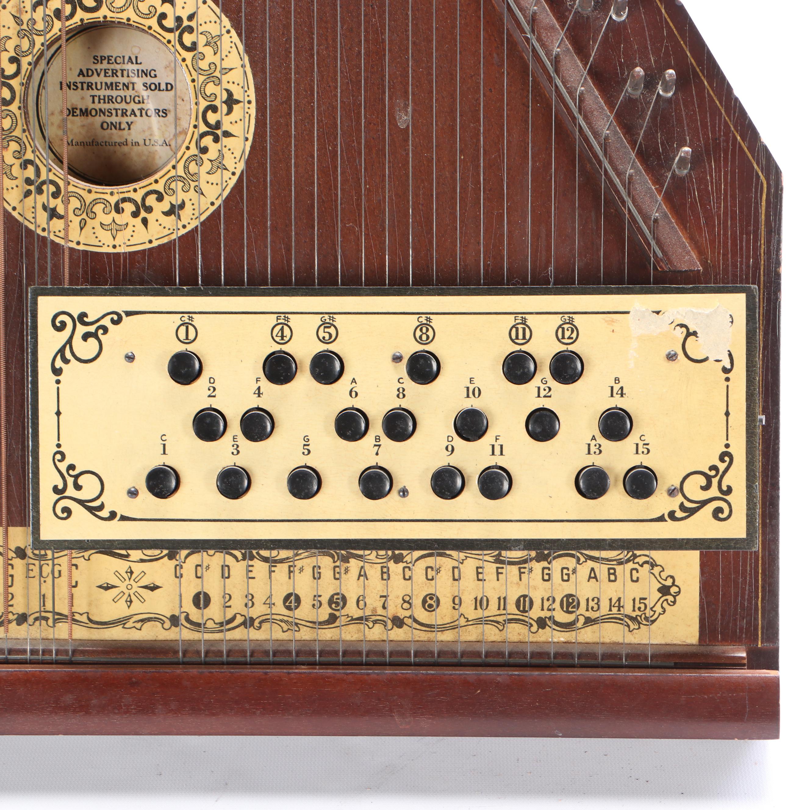 Oscar Schmidt and Paramount Autoharps with Marxophone
