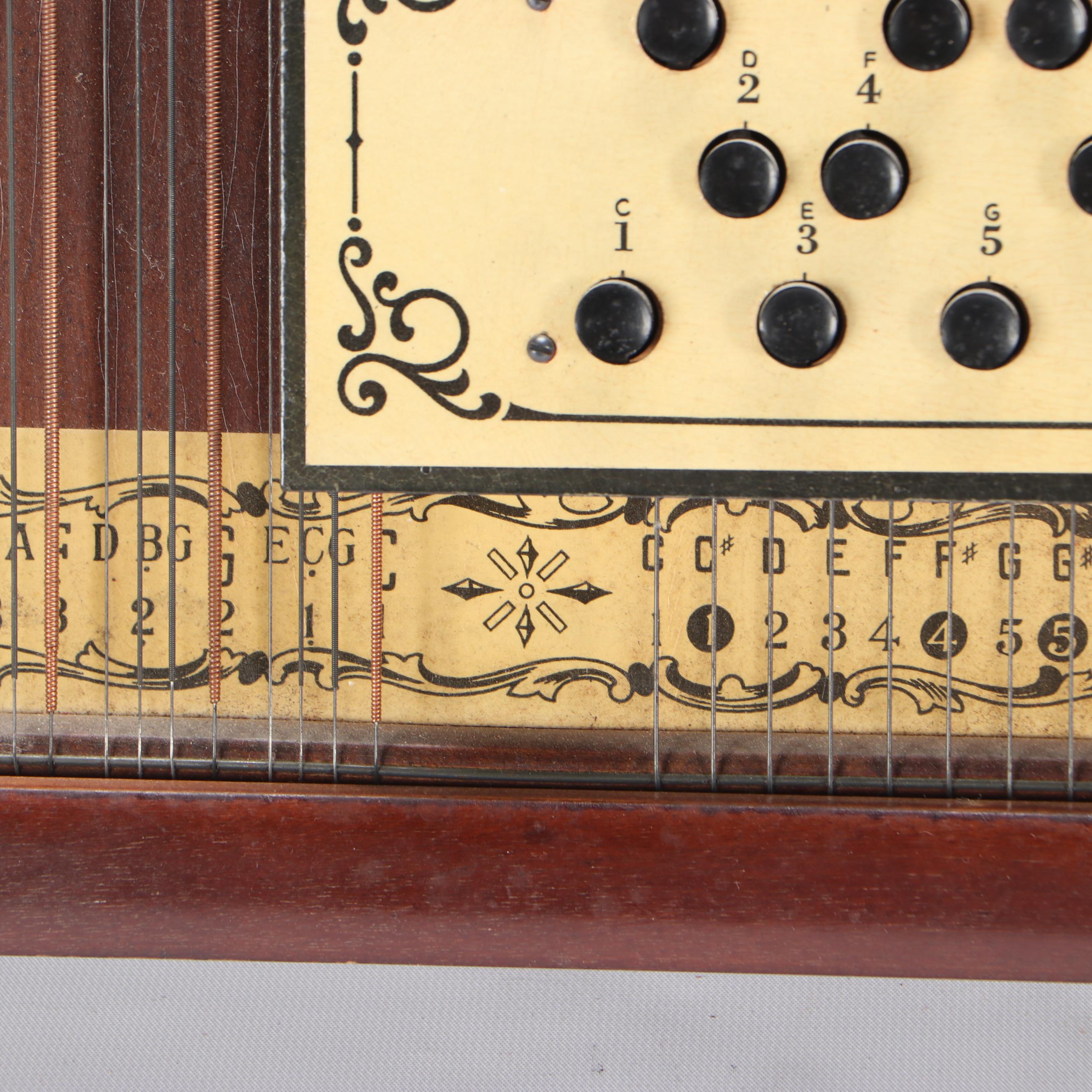 Oscar Schmidt and Paramount Autoharps with Marxophone