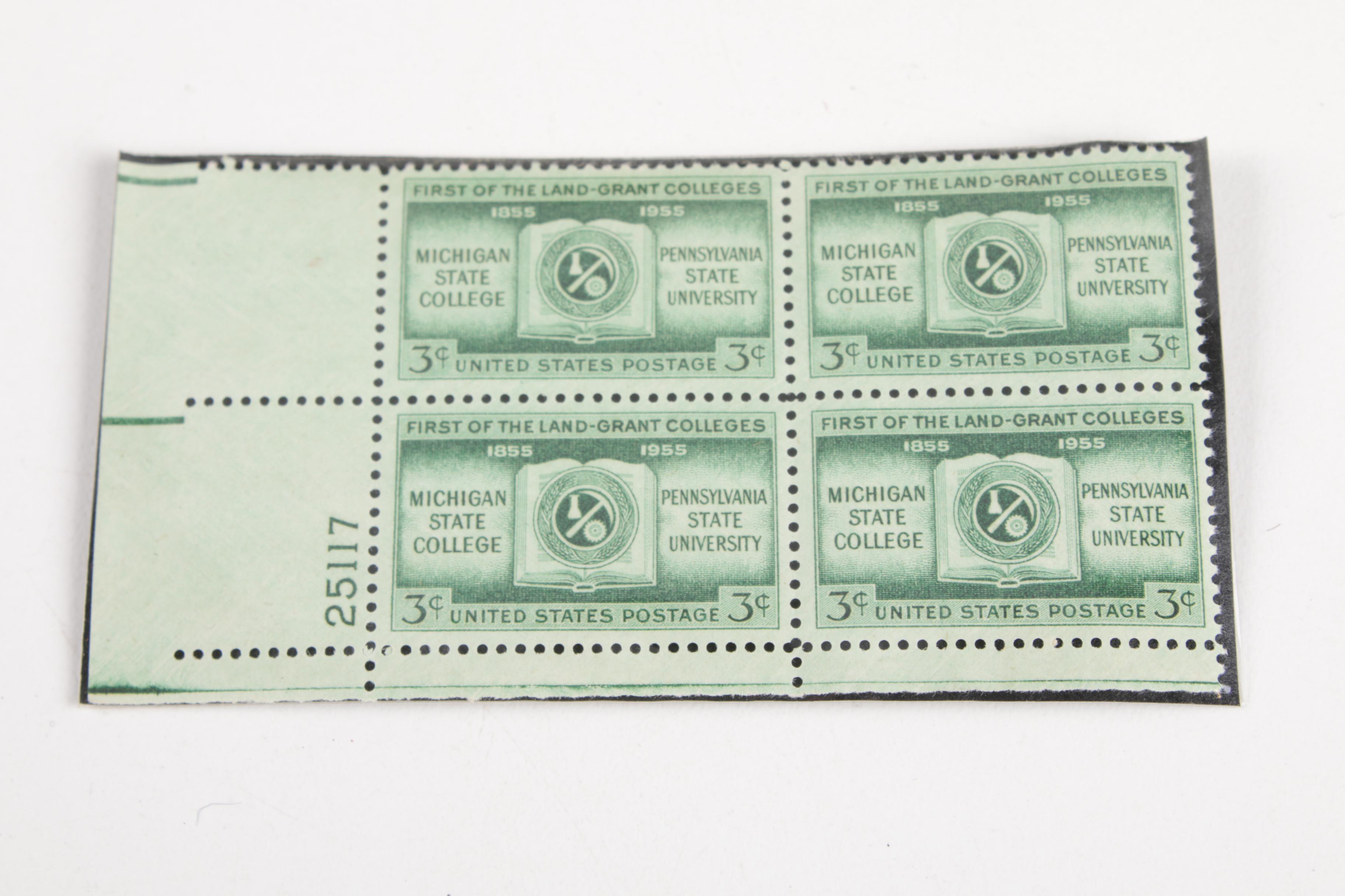 United States Stamp Mint Blocks with "Scott's Standard Postage Stamp Catalogue"