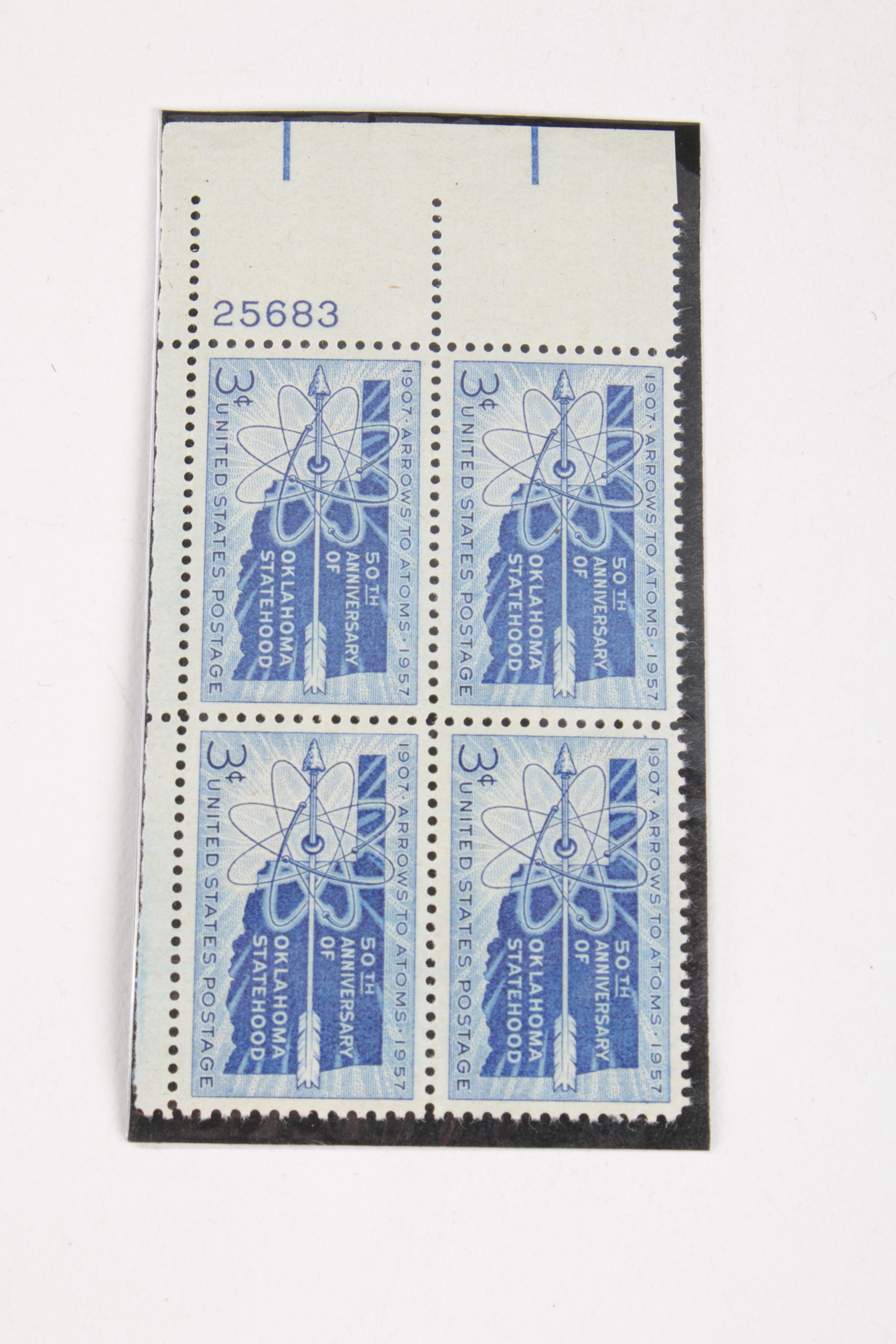 United States Stamp Mint Blocks with "Scott's Standard Postage Stamp Catalogue"