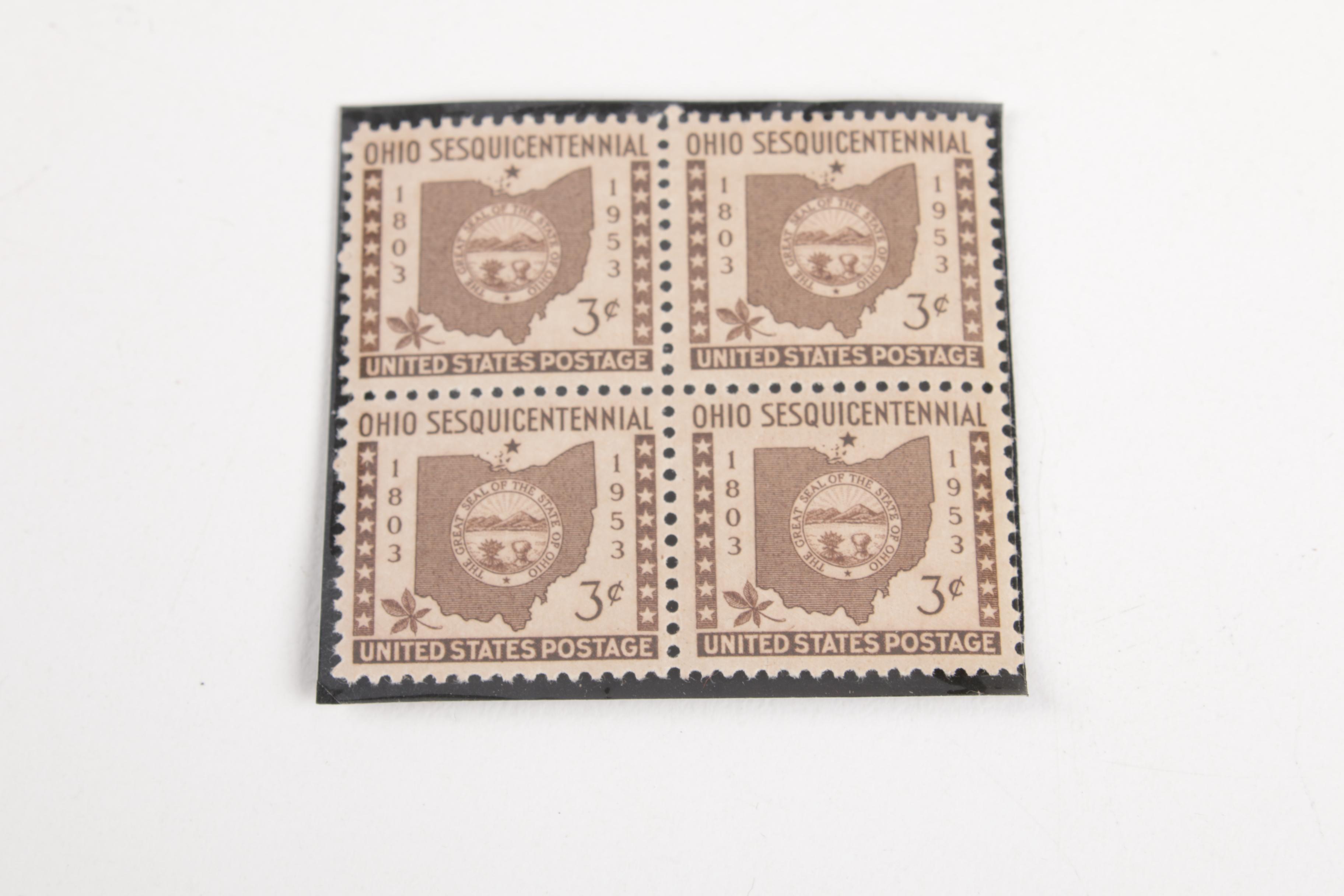 United States Stamp Mint Blocks with "Scott's Standard Postage Stamp Catalogue"