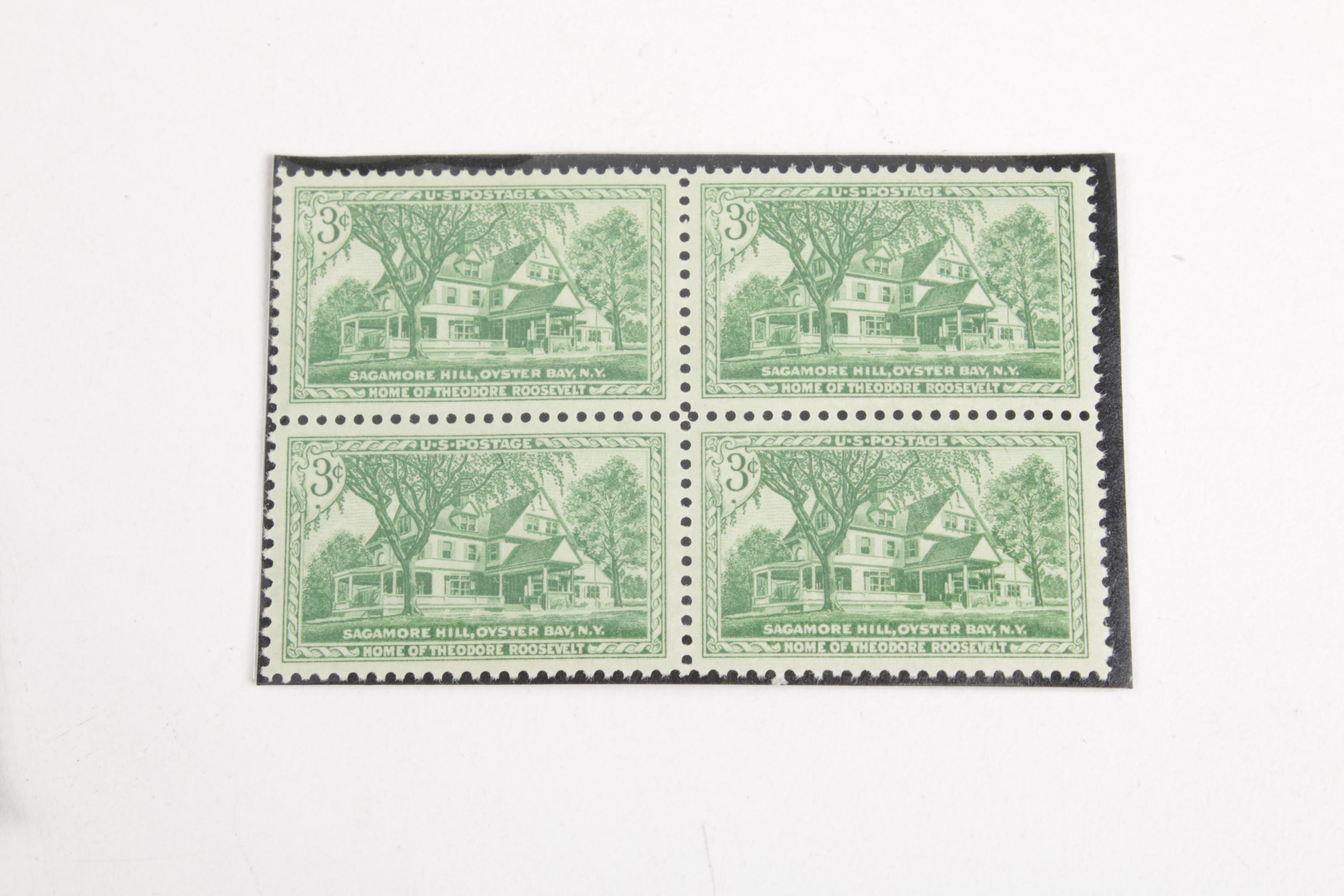 United States Stamp Mint Blocks with "Scott's Standard Postage Stamp Catalogue"