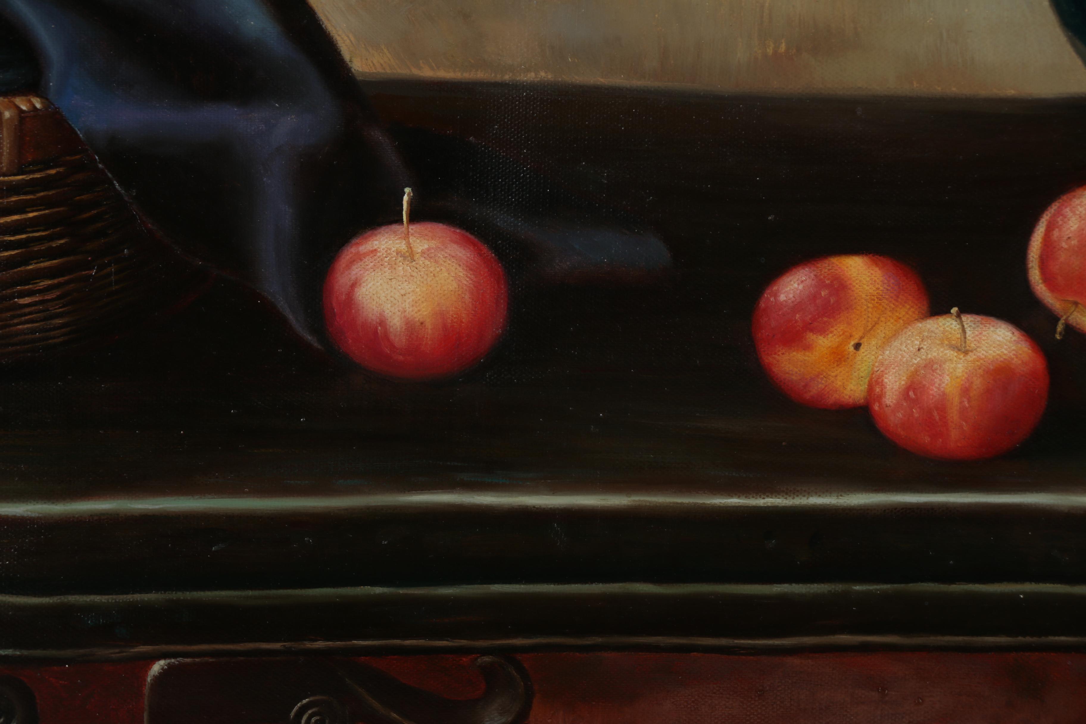 Henry Woo Still Life Oil Painting