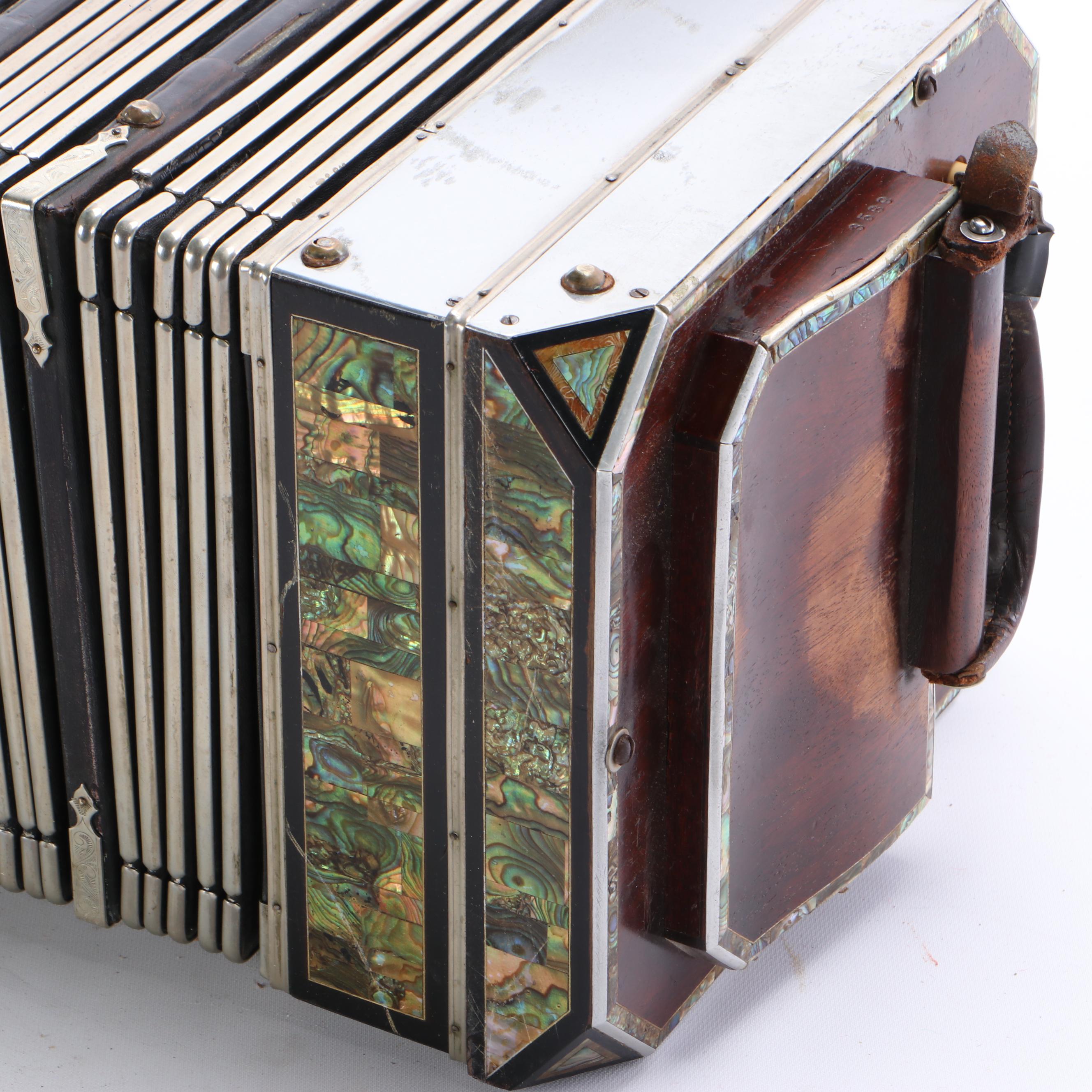 Georgi & Vitak Music Co. Pearl Queen Concertina, Early 20th Century