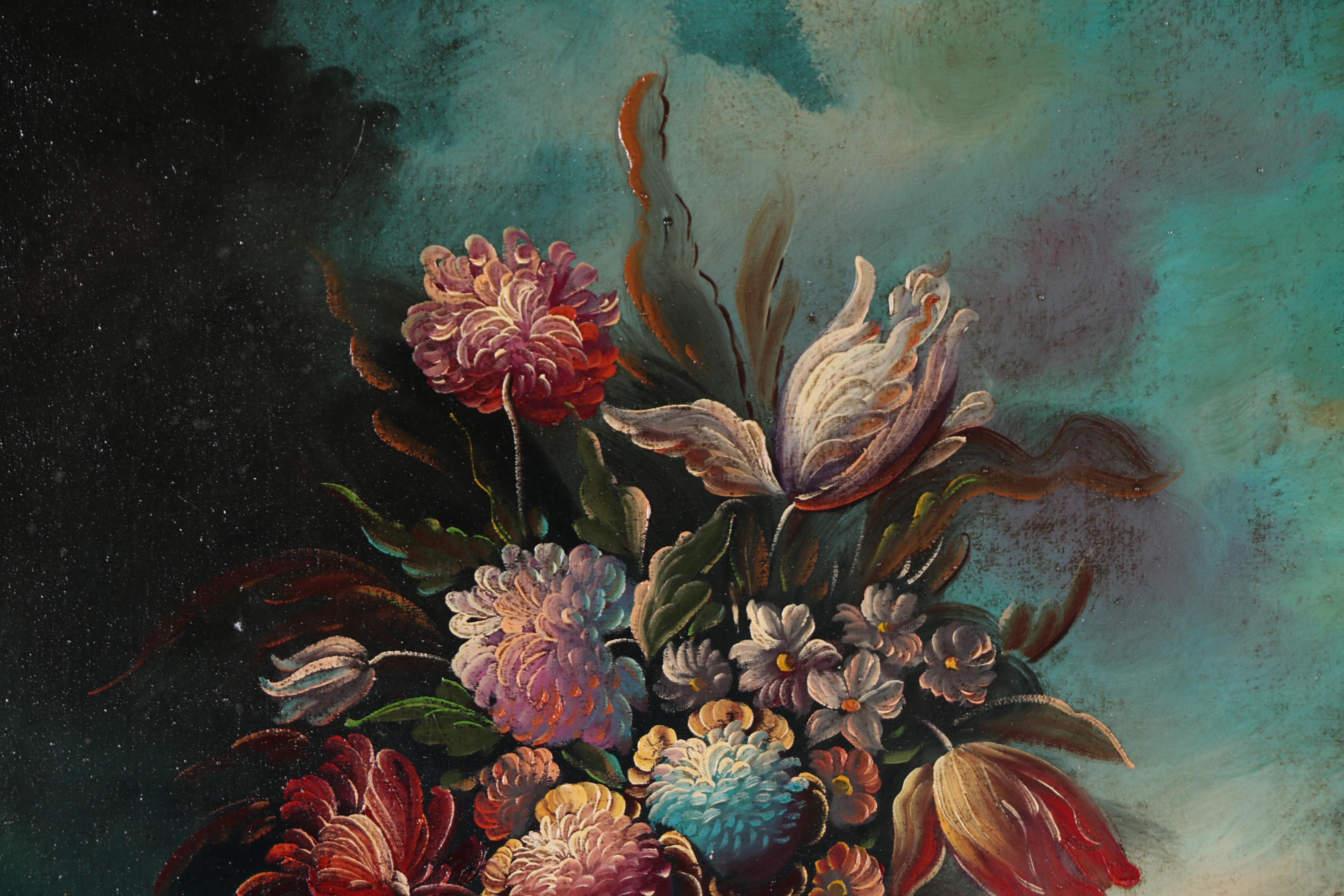 Taglia Pierry Floral Still Life Oil Painting