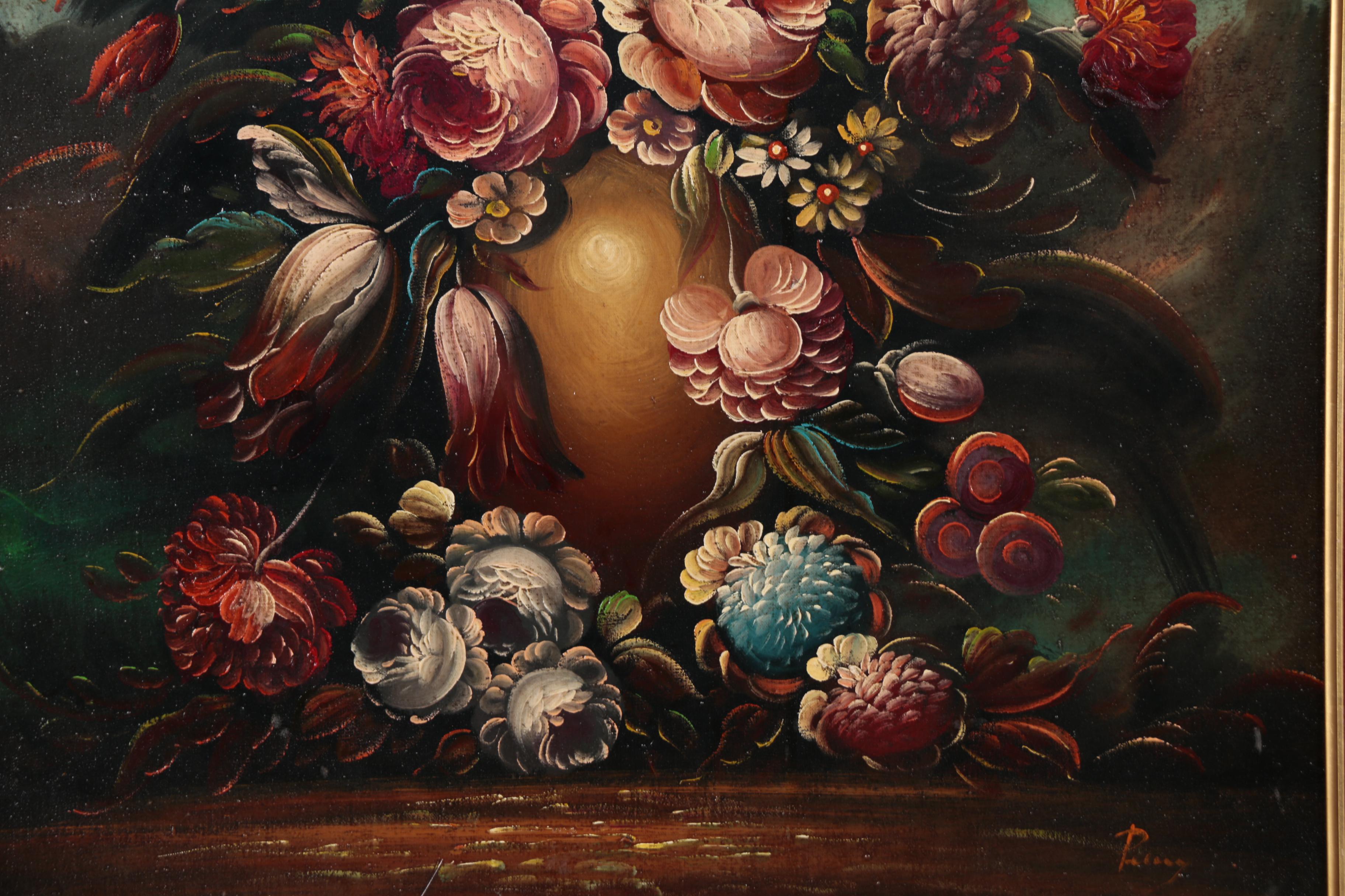 Taglia Pierry Floral Still Life Oil Painting