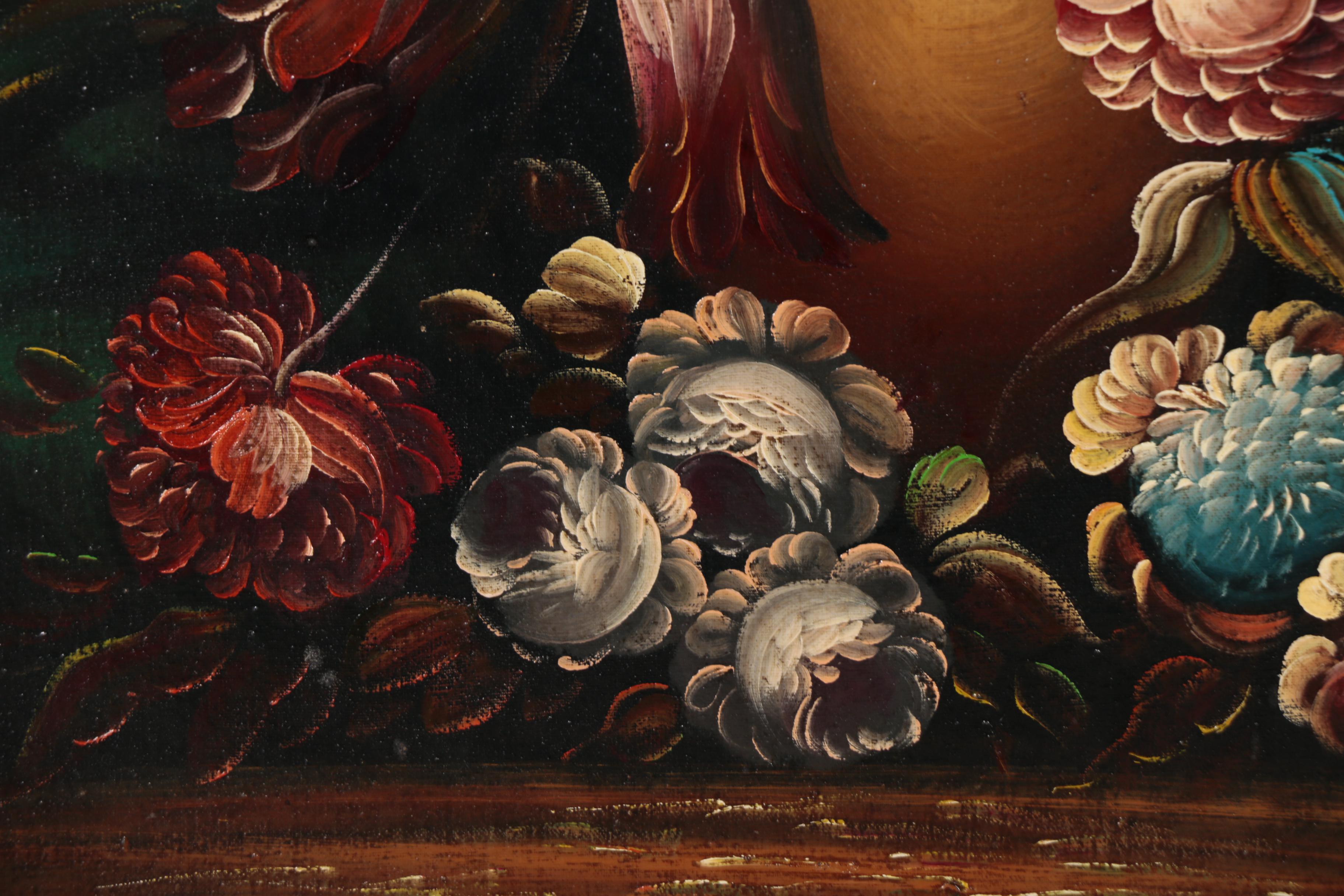 Taglia Pierry Floral Still Life Oil Painting