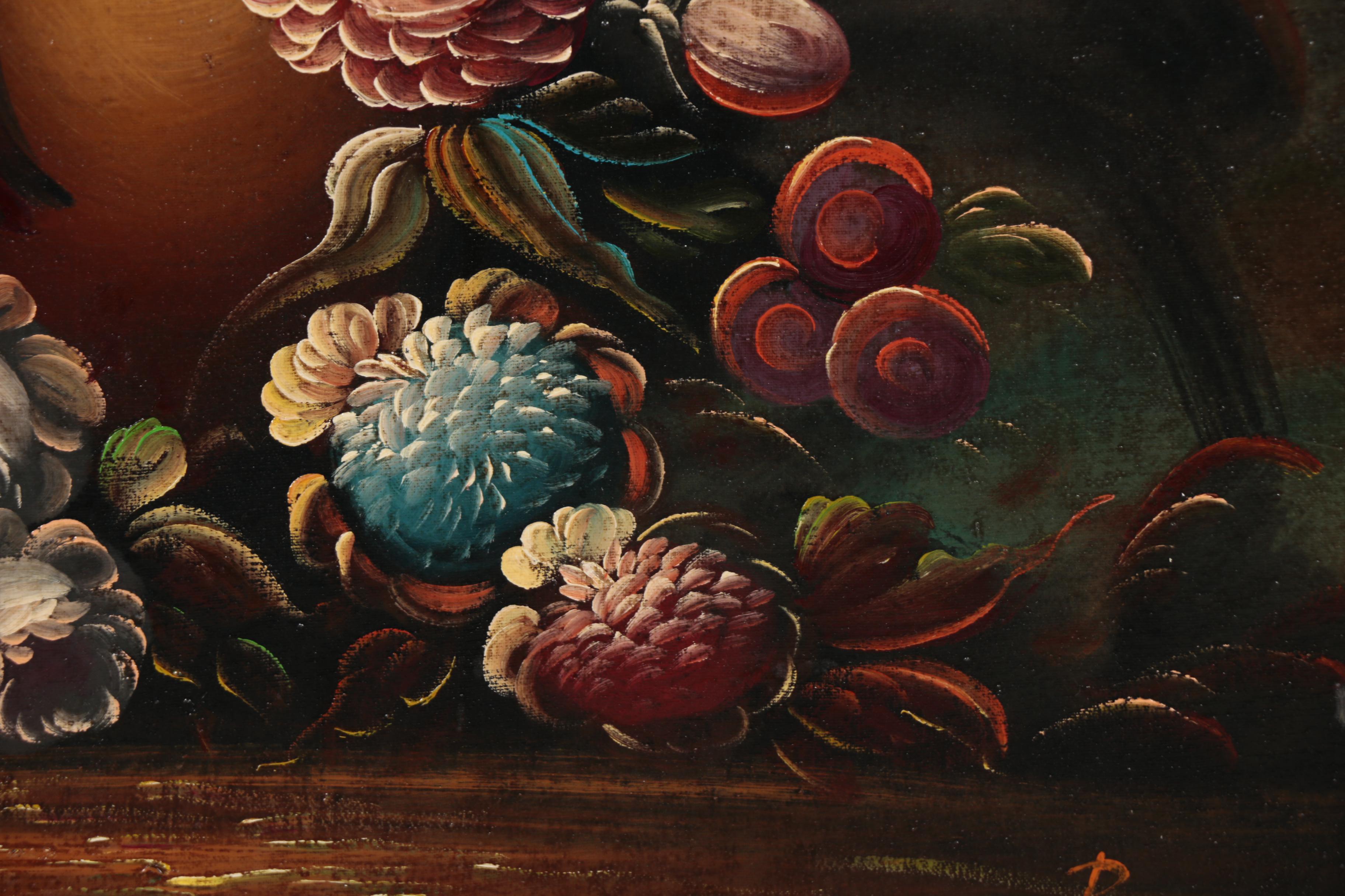 Taglia Pierry Floral Still Life Oil Painting