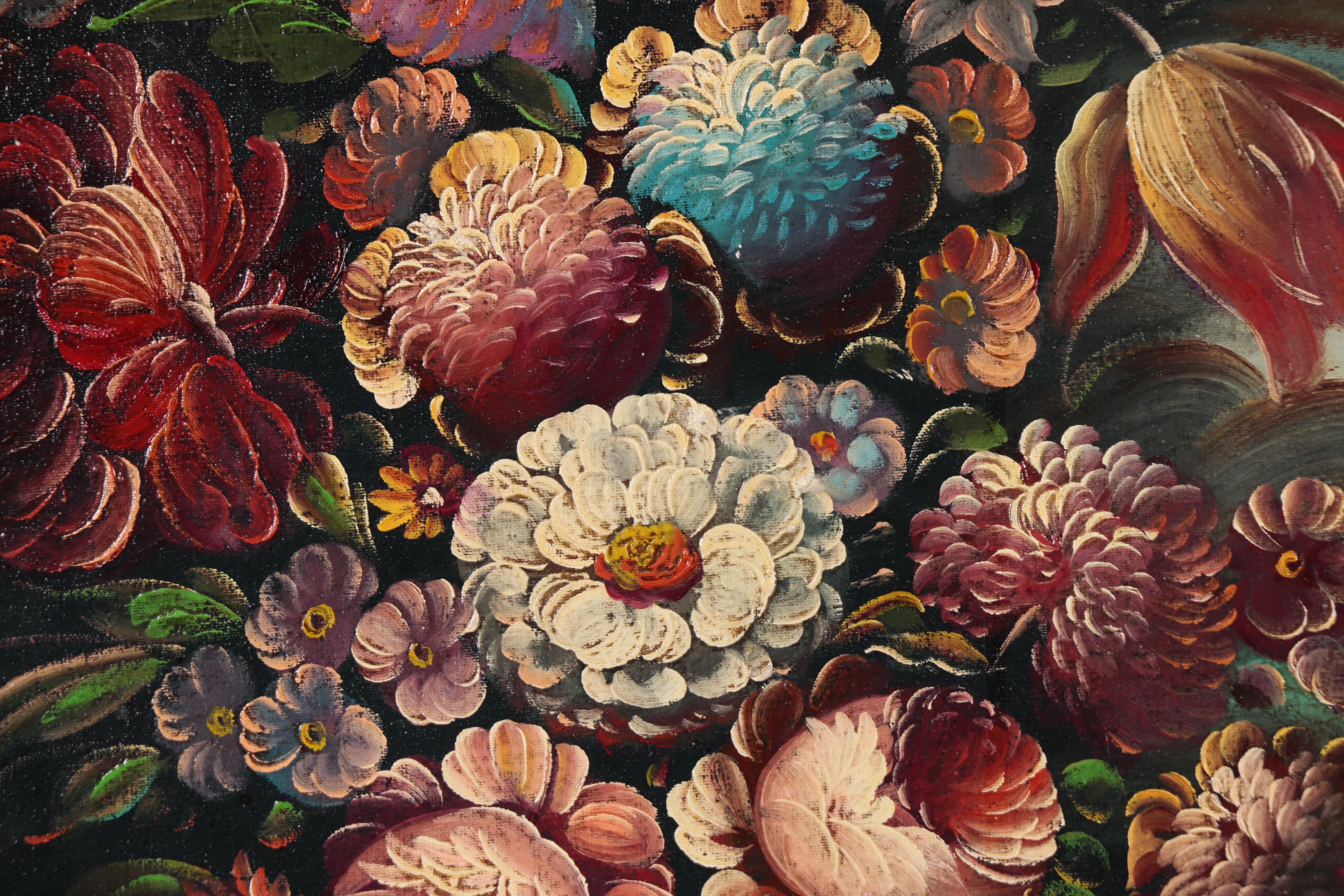 Taglia Pierry Floral Still Life Oil Painting
