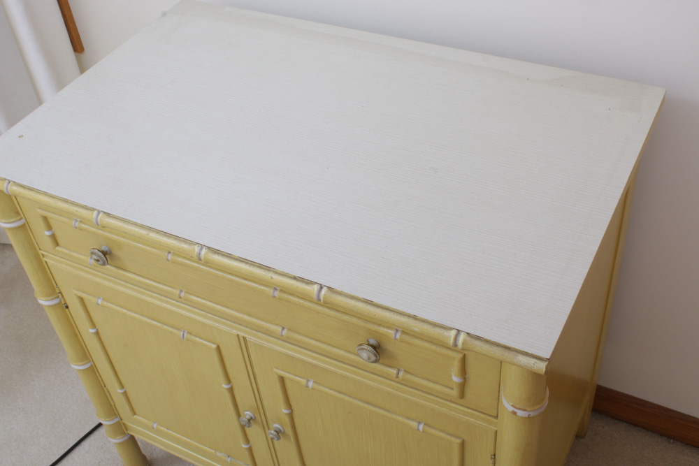 Thomasville "Bali Hai" Bamboo Style Side Cabinet, Mid 20th Century