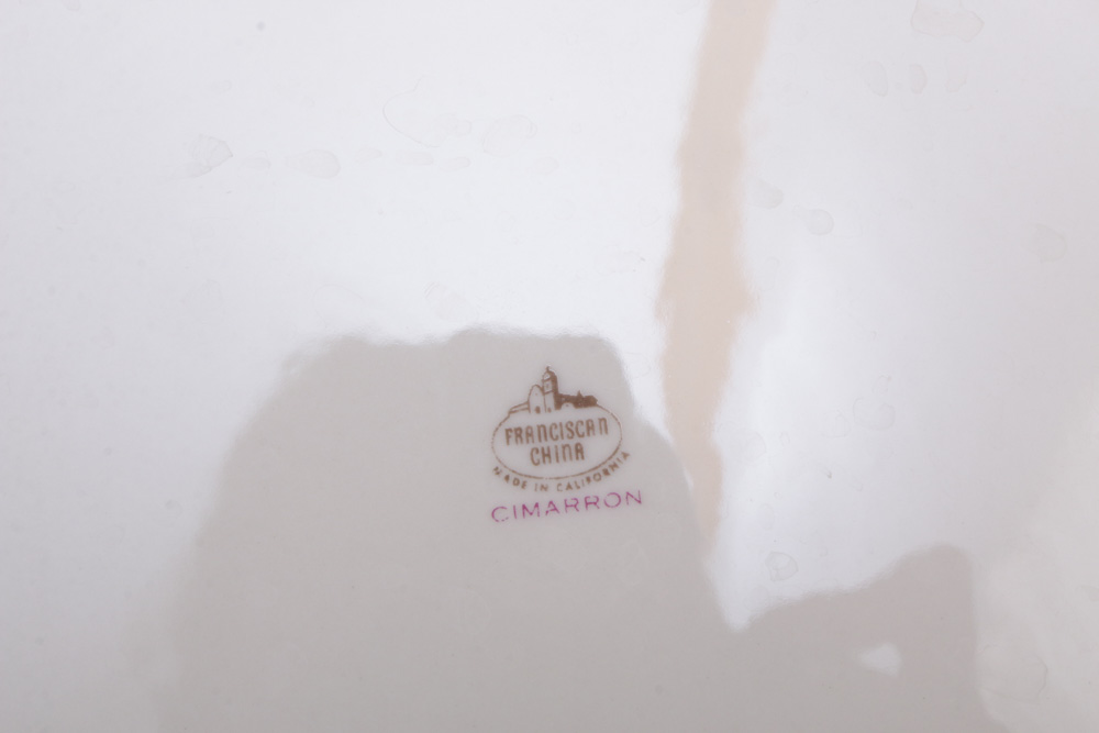 Franciscan "Cimaroon" Porcelain Dinnerware, 1950s