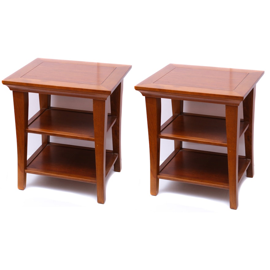 Pottery Barn End Tables, Contemporary