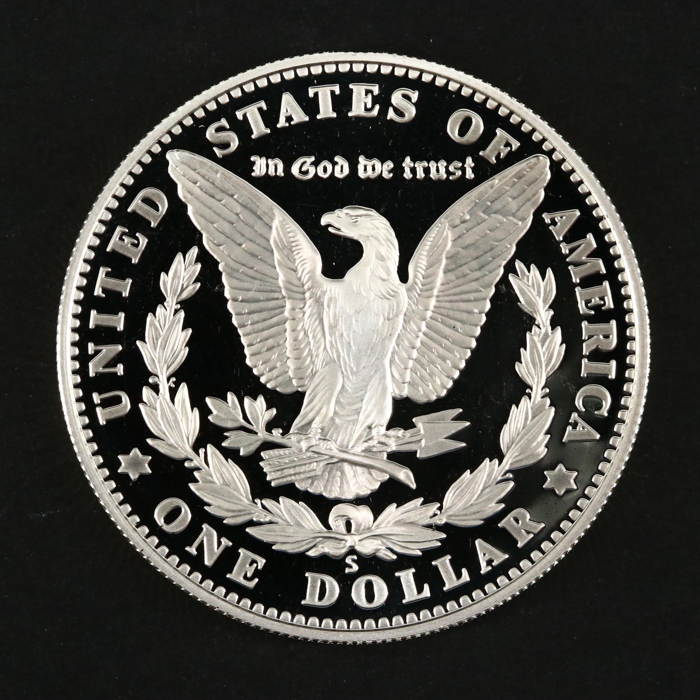 Three Modern Proof Commemorative Silver Dollars and a Proof Half Dollar