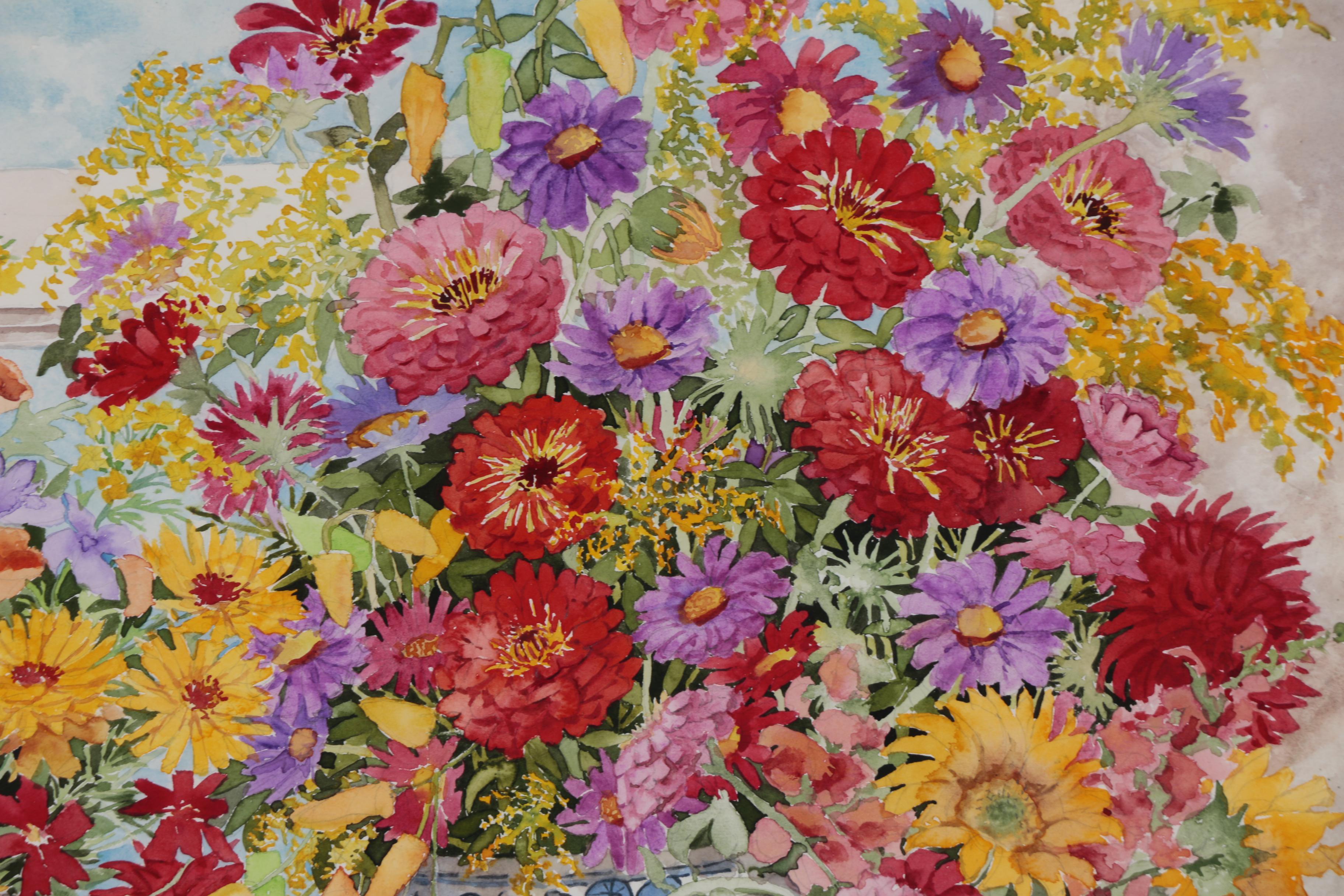 Carolyn Bucha Floral Still Life Watercolor Painting