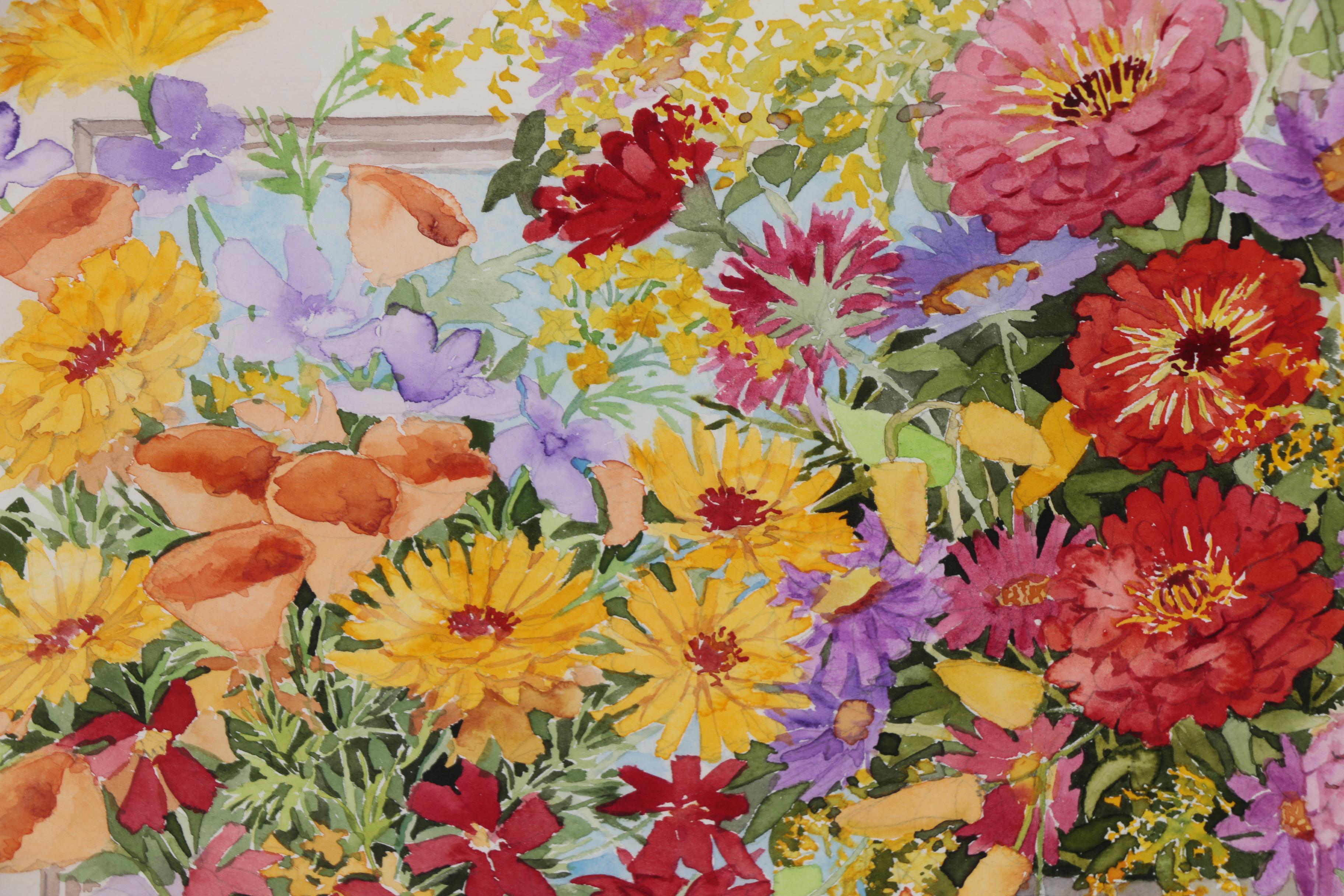 Carolyn Bucha Floral Still Life Watercolor Painting