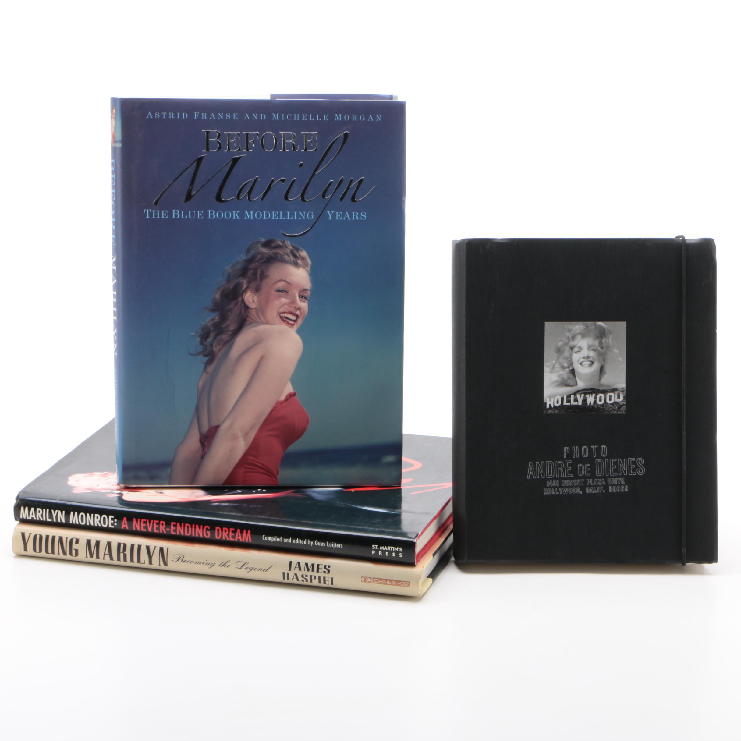 Marilyn Monroe Books featuring "Before Marilyn", First Edition