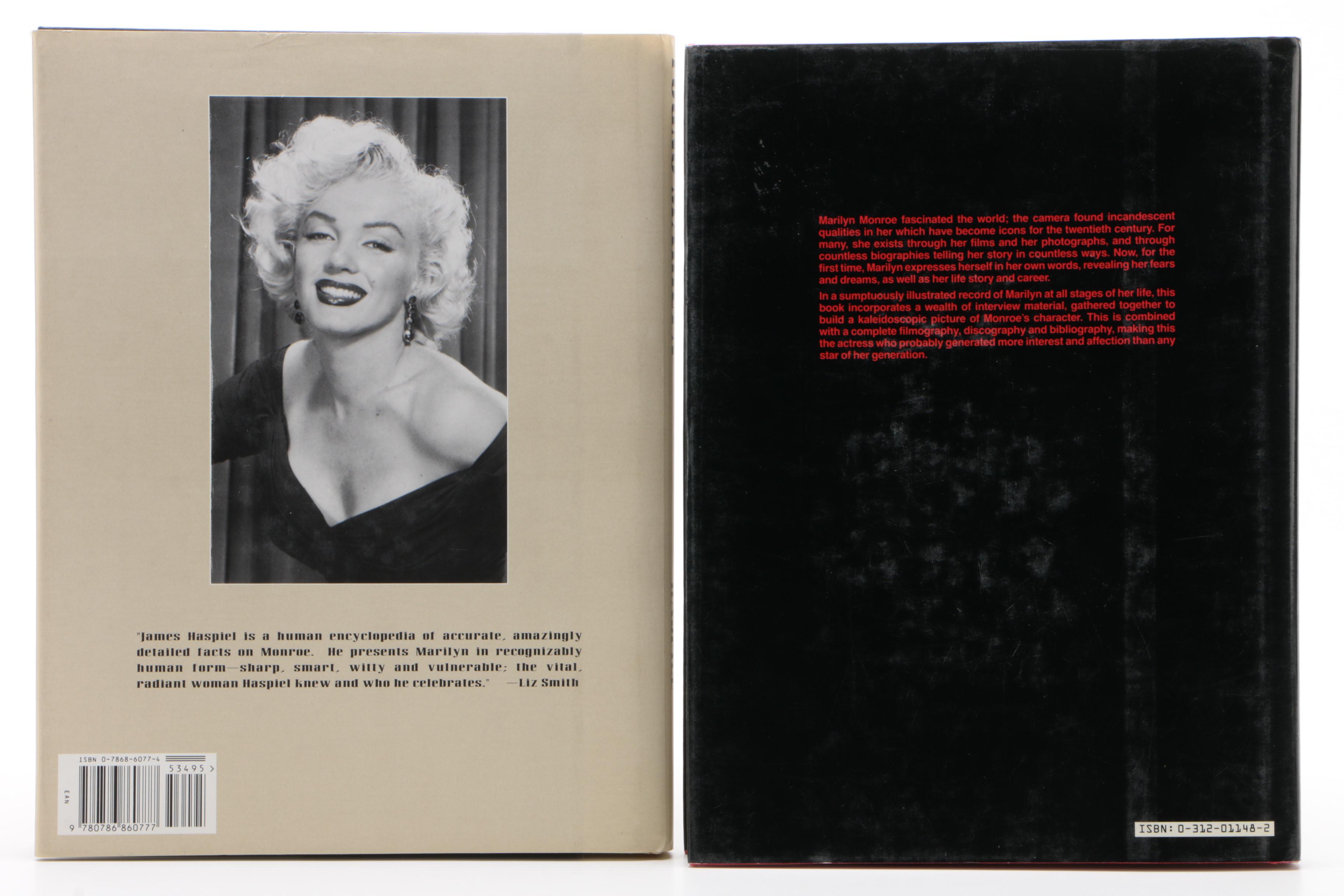 Marilyn Monroe Books featuring "Before Marilyn", First Edition