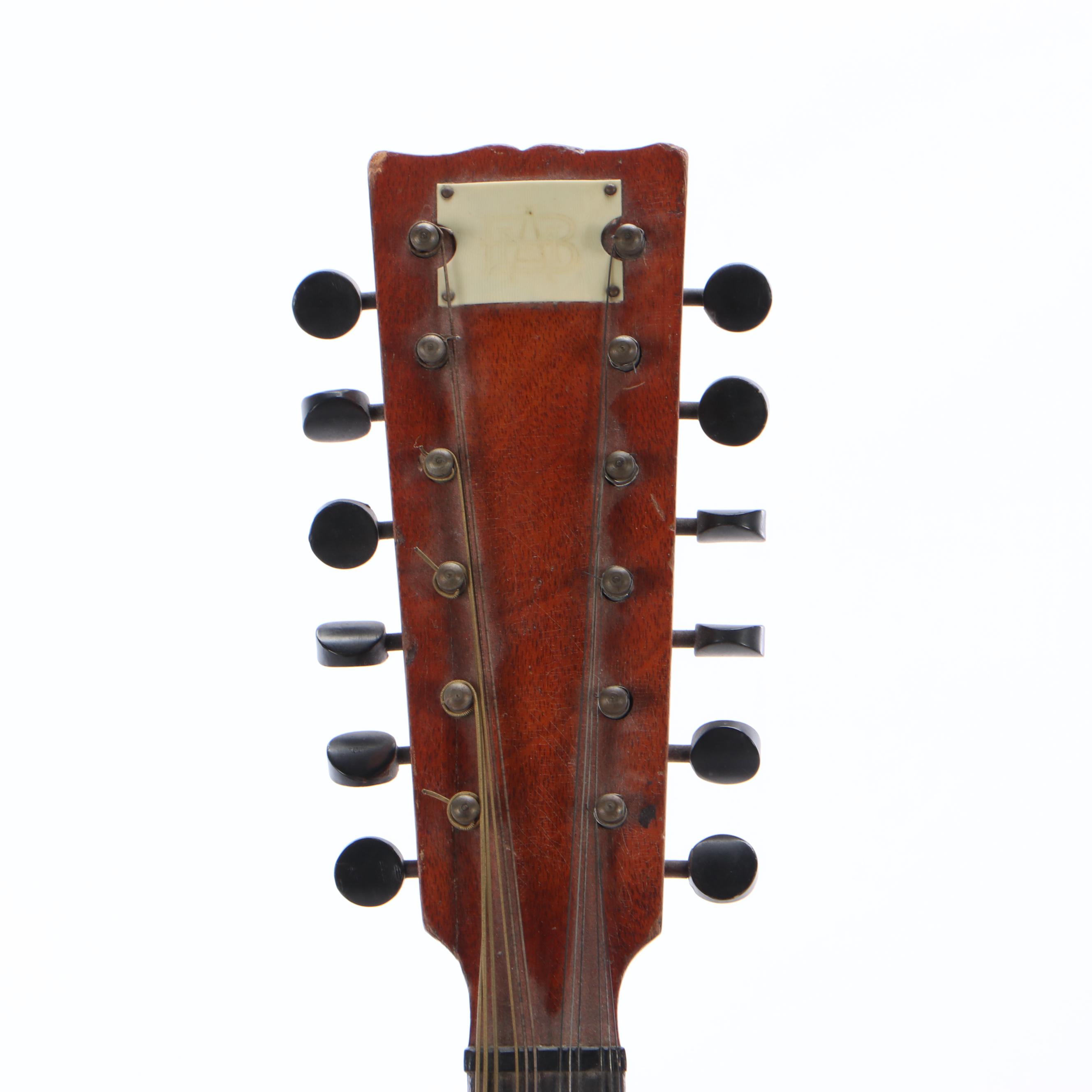 Bowlback Mandolin with Tortoise Shell Inlay, Vintage