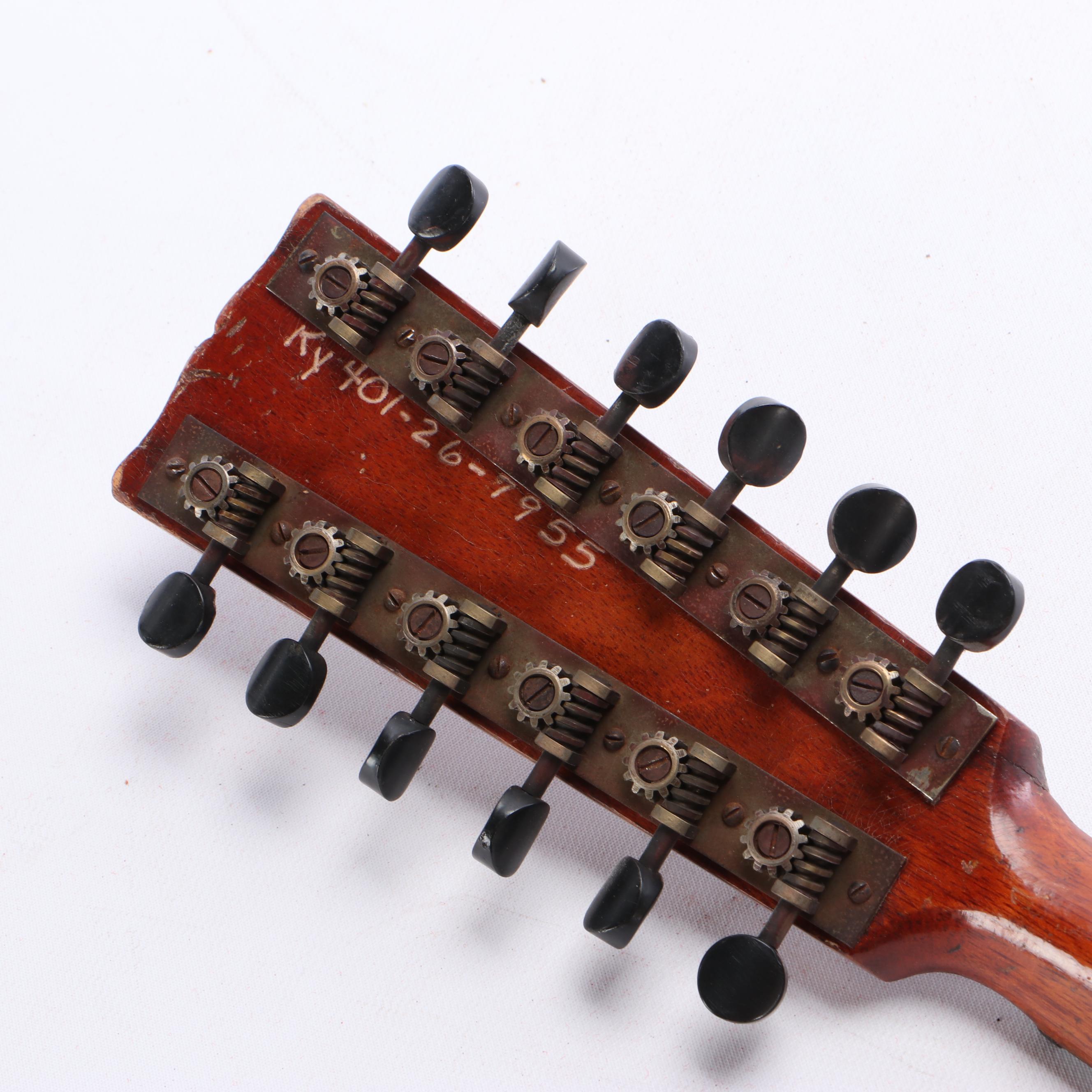 Bowlback Mandolin with Tortoise Shell Inlay, Vintage