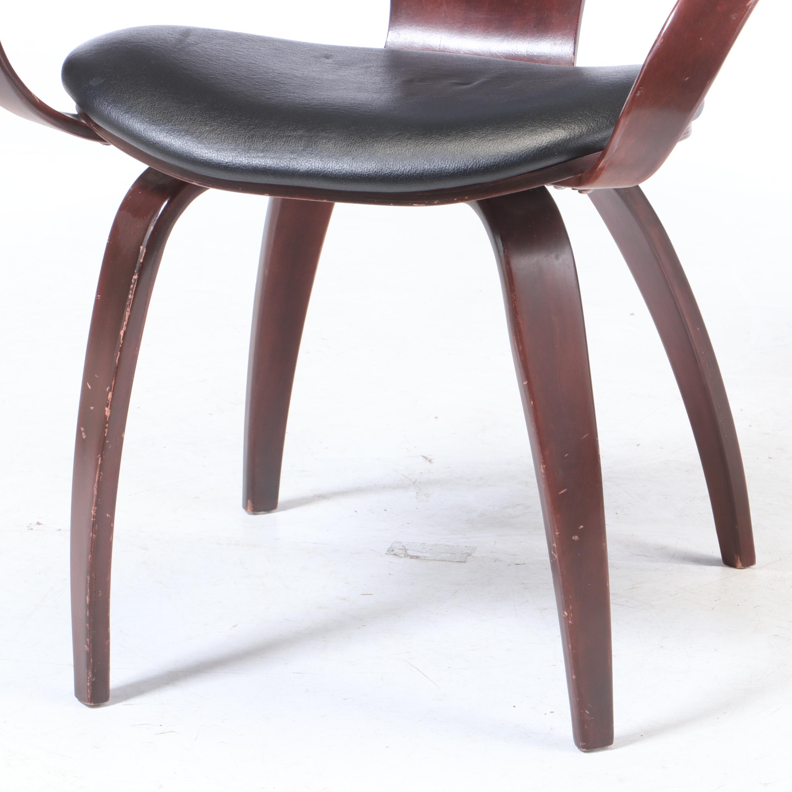 Paul Goldman for Levenger, Mid Century Modern Bentwood "Pretzel" Armchair